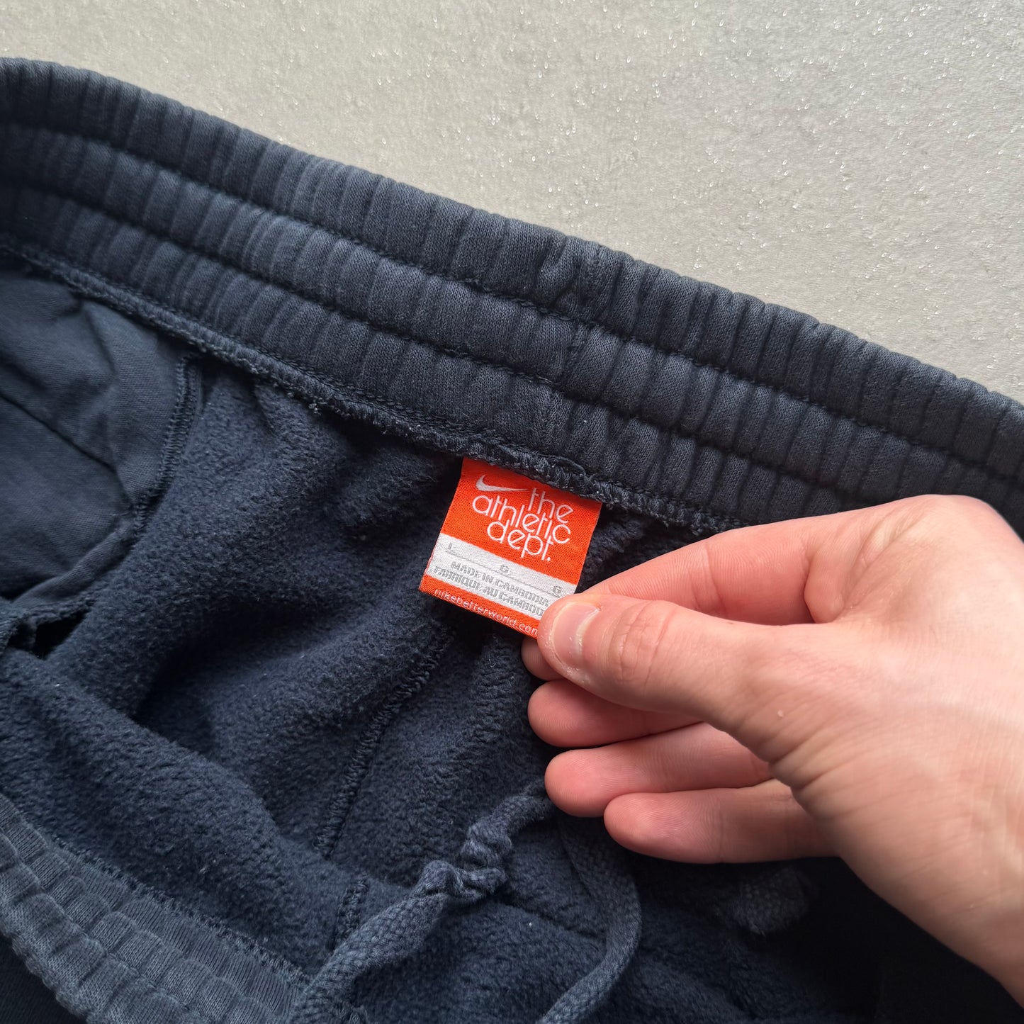 RARE 2000s Nike Joggers Navy - (L)