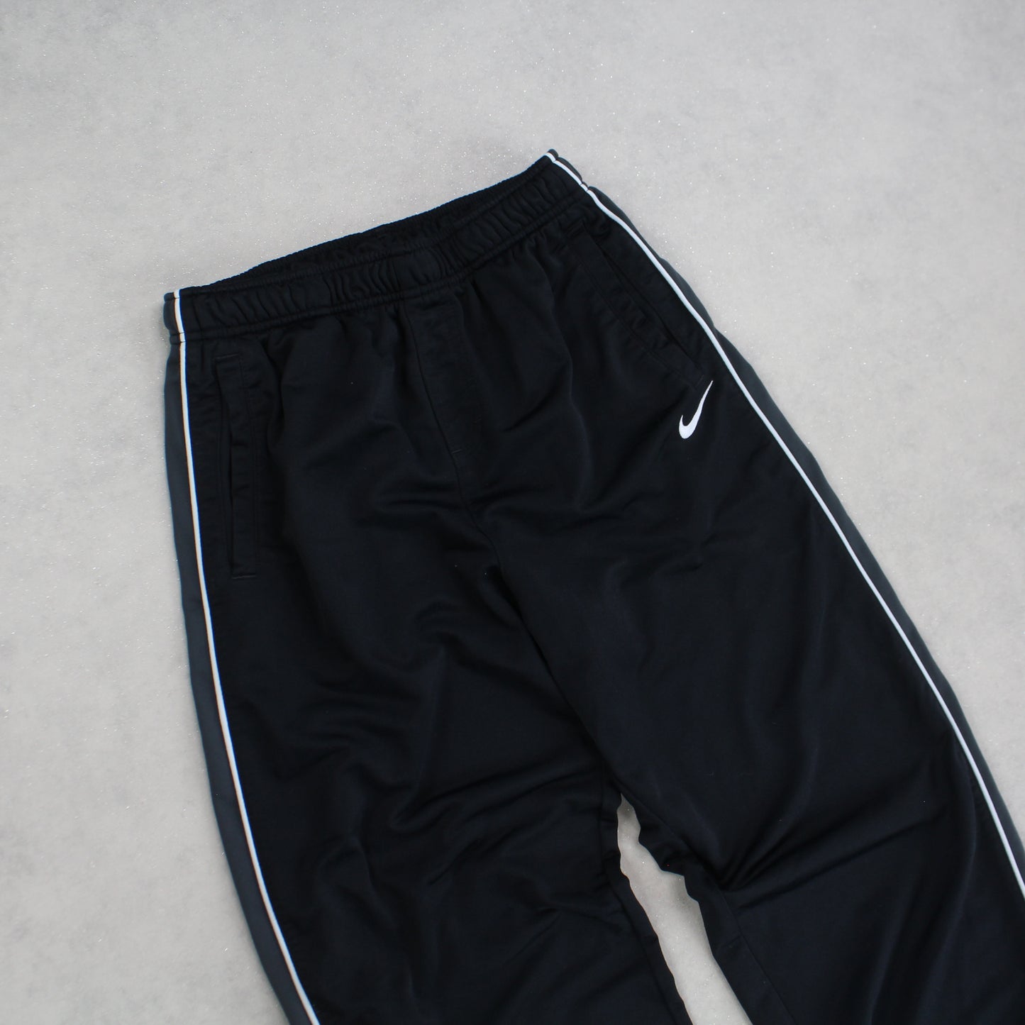 RARE 00s Nike Trackpants Black - (XS)