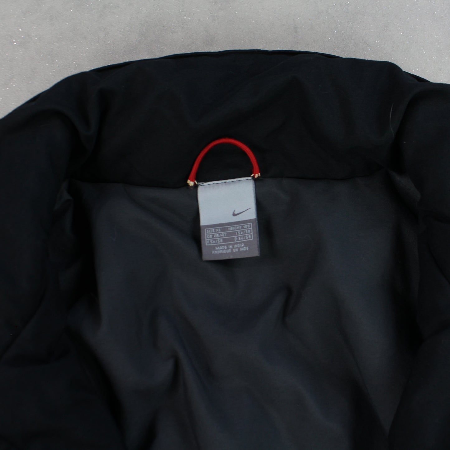 RARE 2000s Nike Padded Jacket Black - (XL)