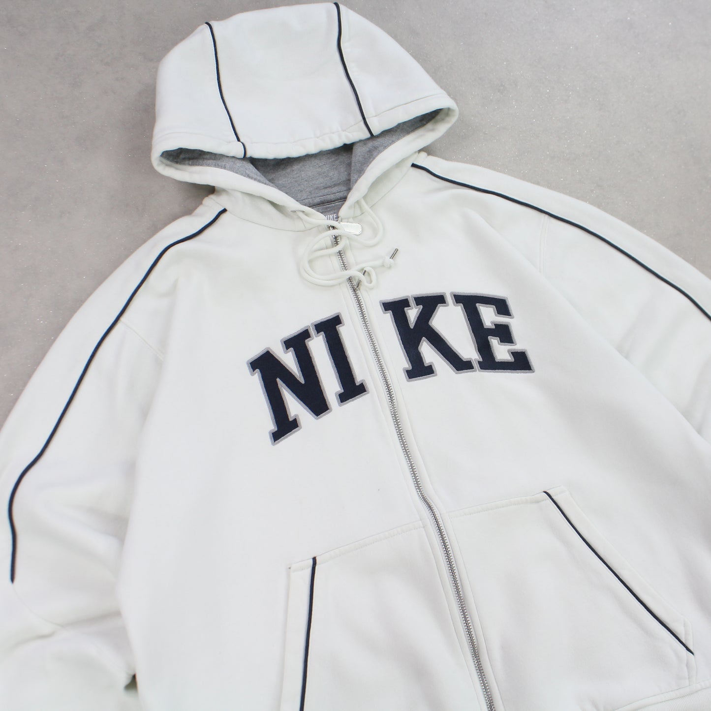 ULTRA SELTEN 2000er Nike Hoodie Weiß - (L)