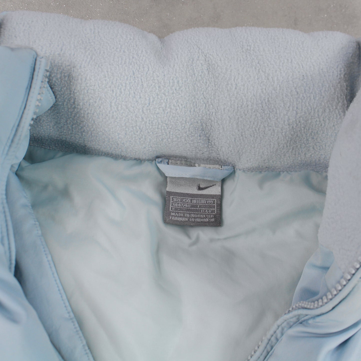 SELTENE Nike Pufferweste aus den 2000ern, Blau – (XL)