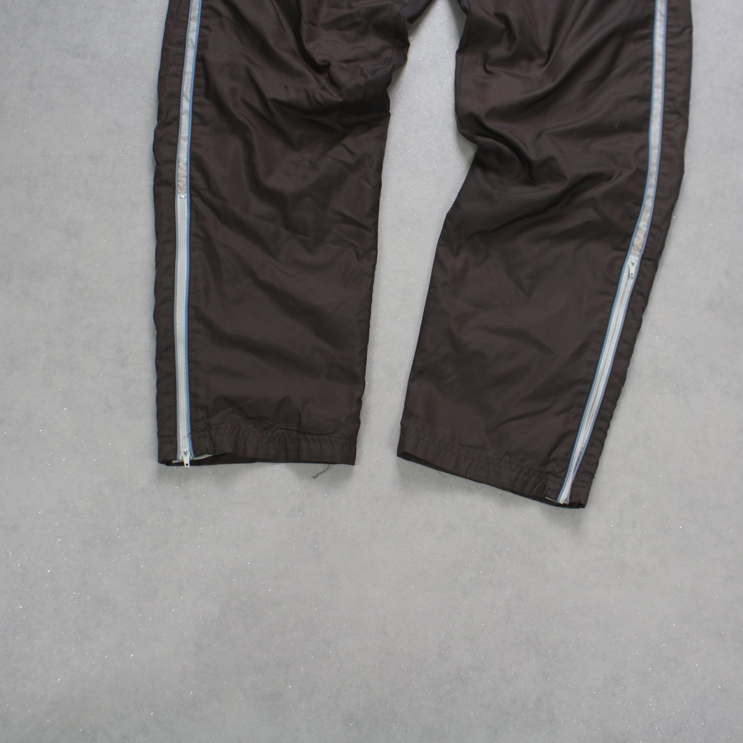 SUPER RARE 2000s Nike Trackpants Brown - (M)