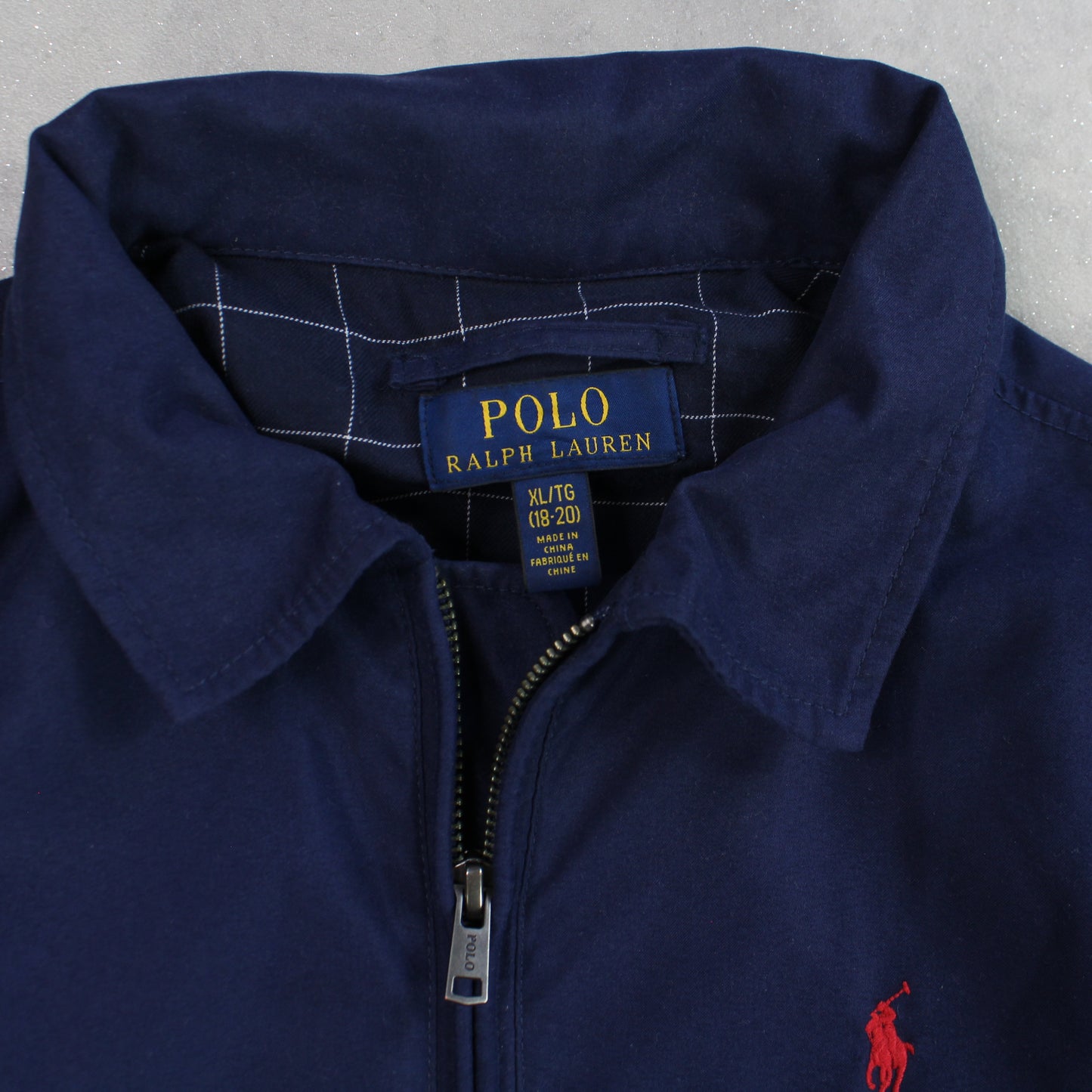 RARE 90s Ralph Lauren Harrington Jacket Navy - (XS)