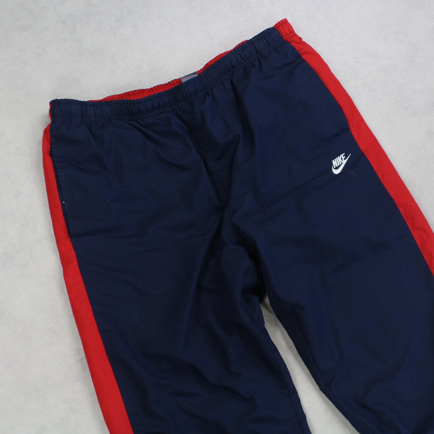 RARE 2000s Baggy Nike Trackpants Navy - (XL)
