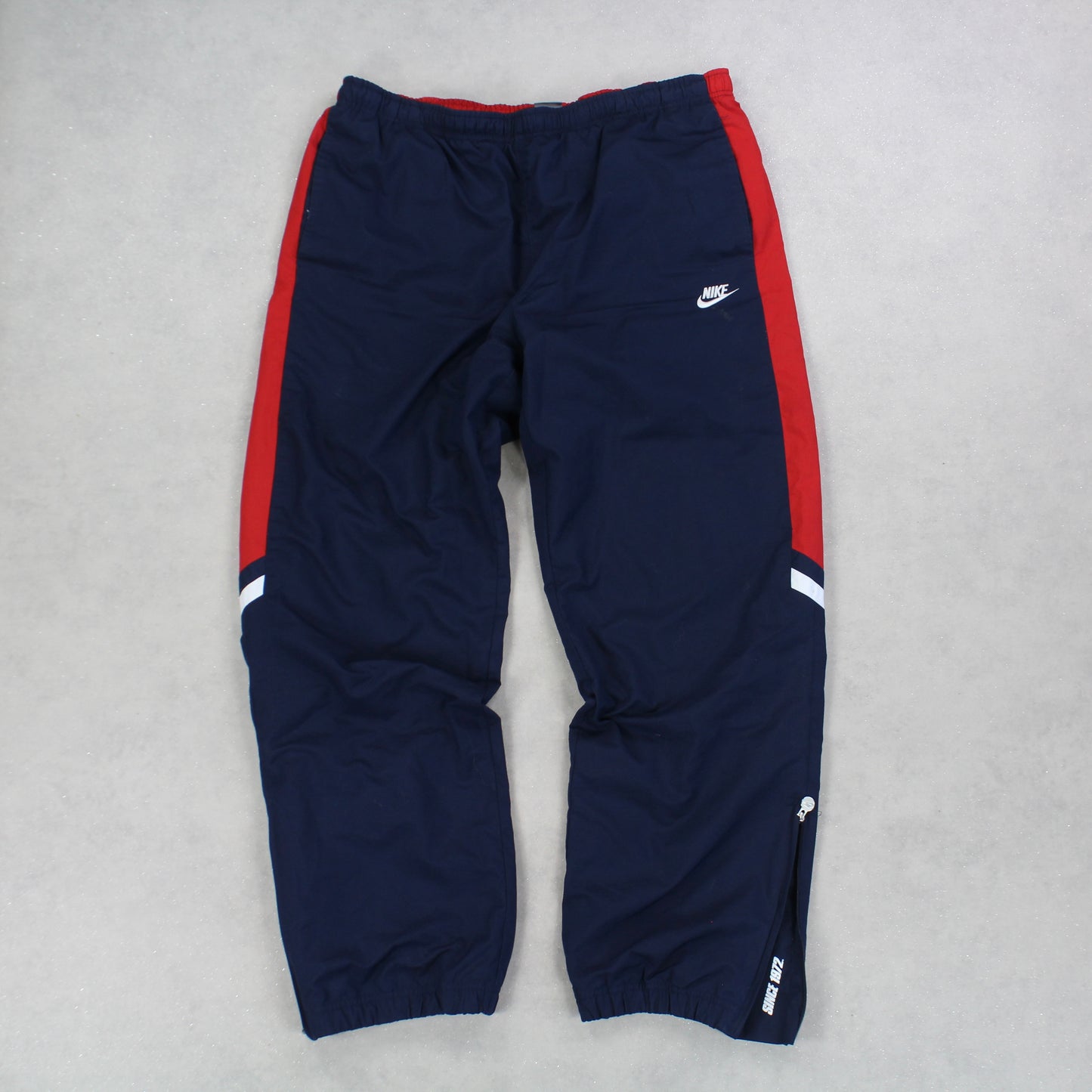RARE 2000s Baggy Nike Trackpants Navy - (XL)