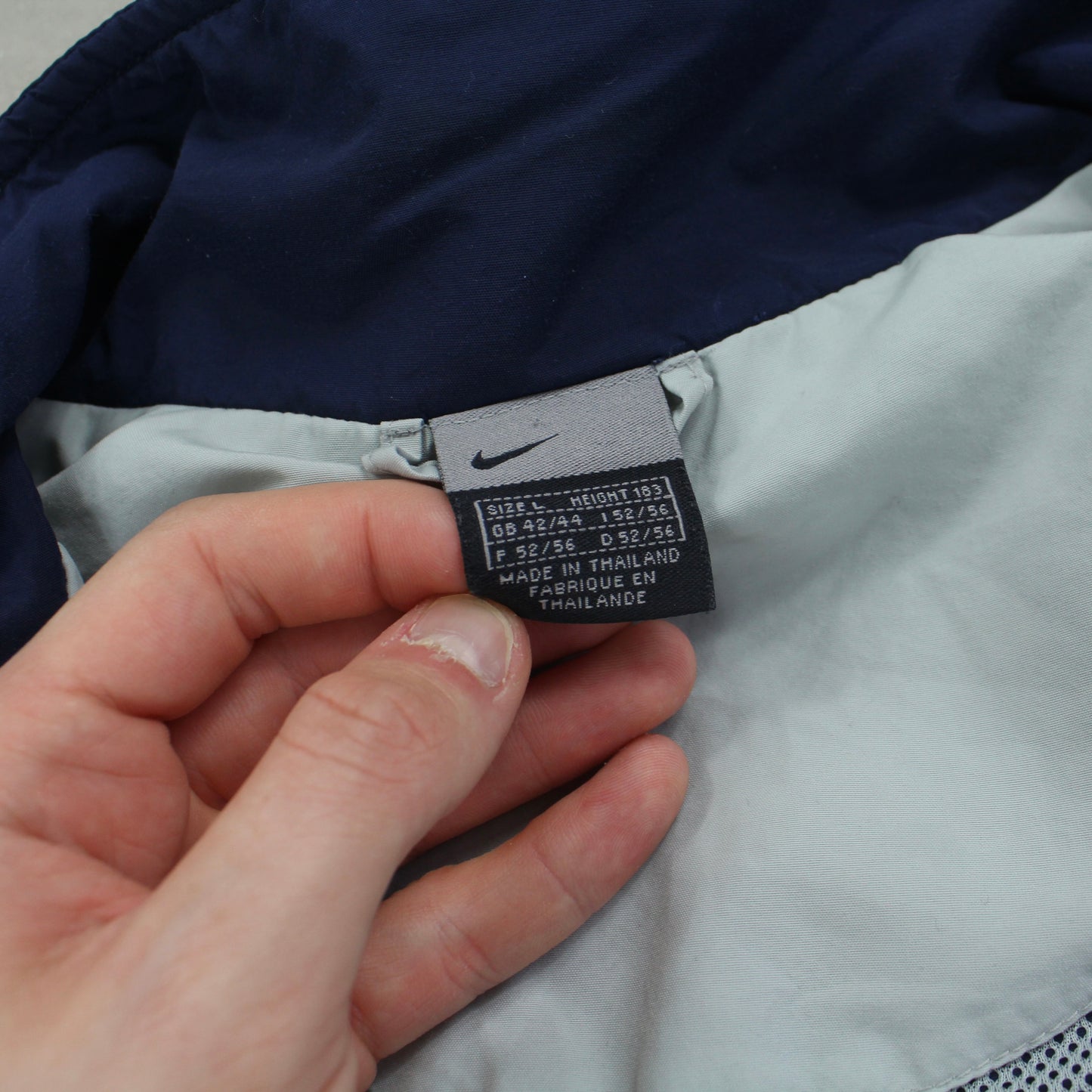 RARE 2000s Nike Track Jacket Navy - (L)