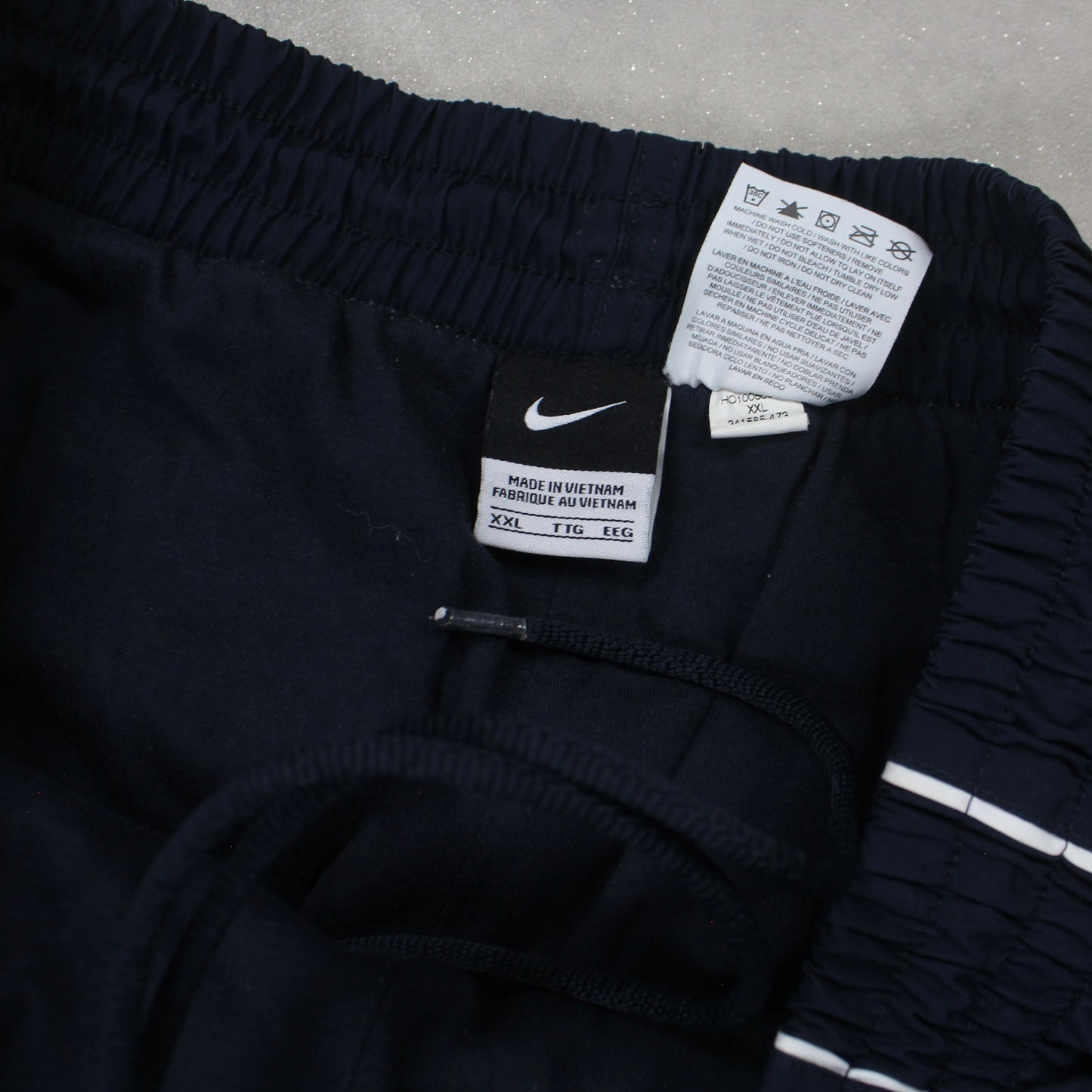 RARE 2000s Baggy Nike Trackpants Navy - (XL)