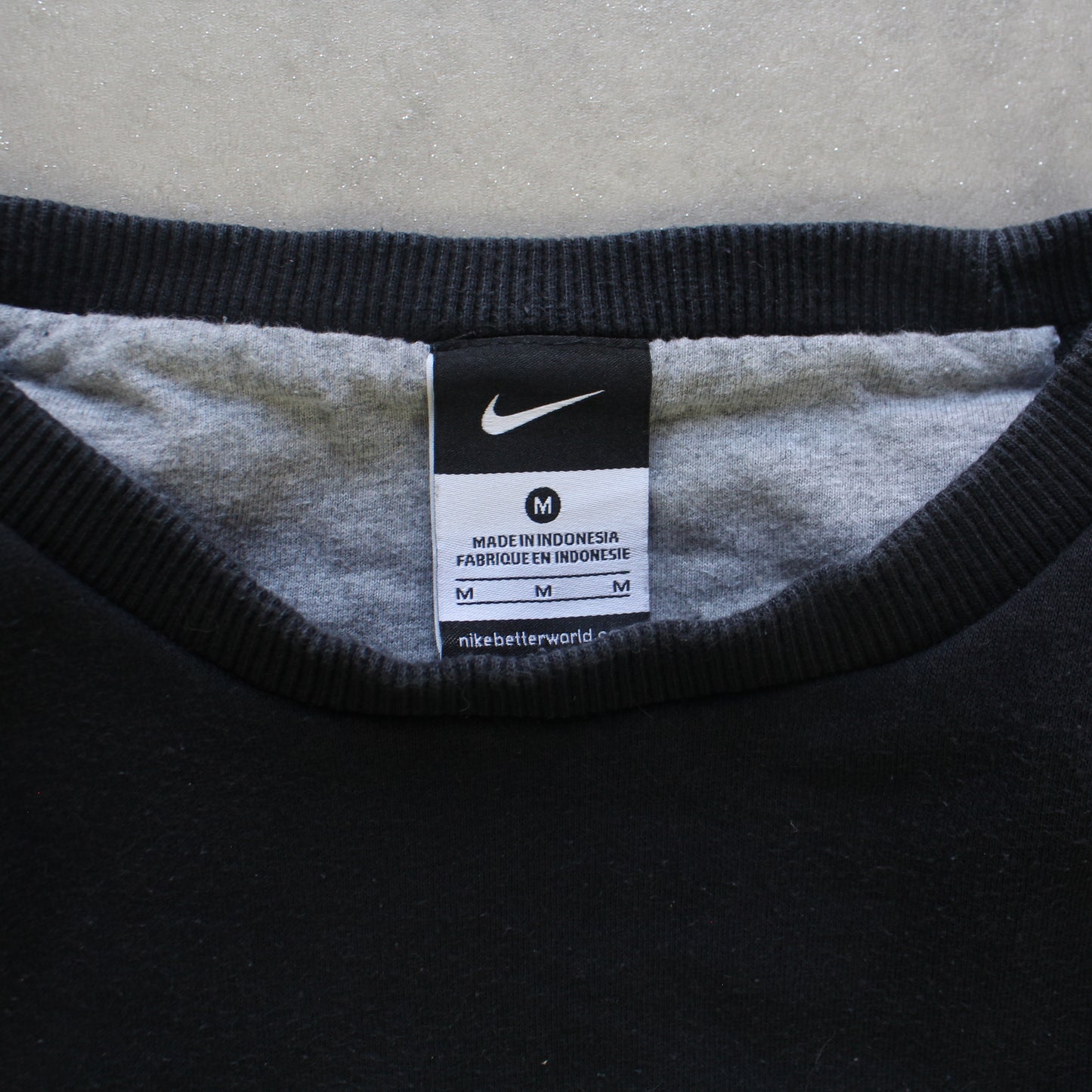 RARE 2000s Nike Sweatshirt Black - (M)