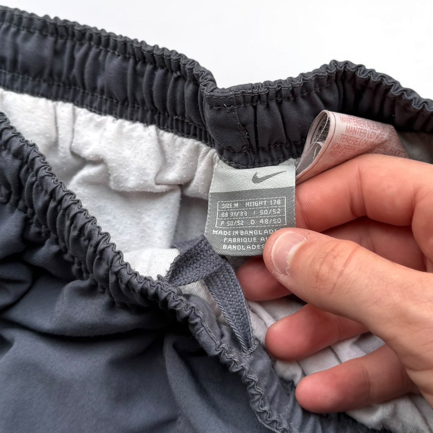 RARE 2000s Nike Trackpants Grey - (S)