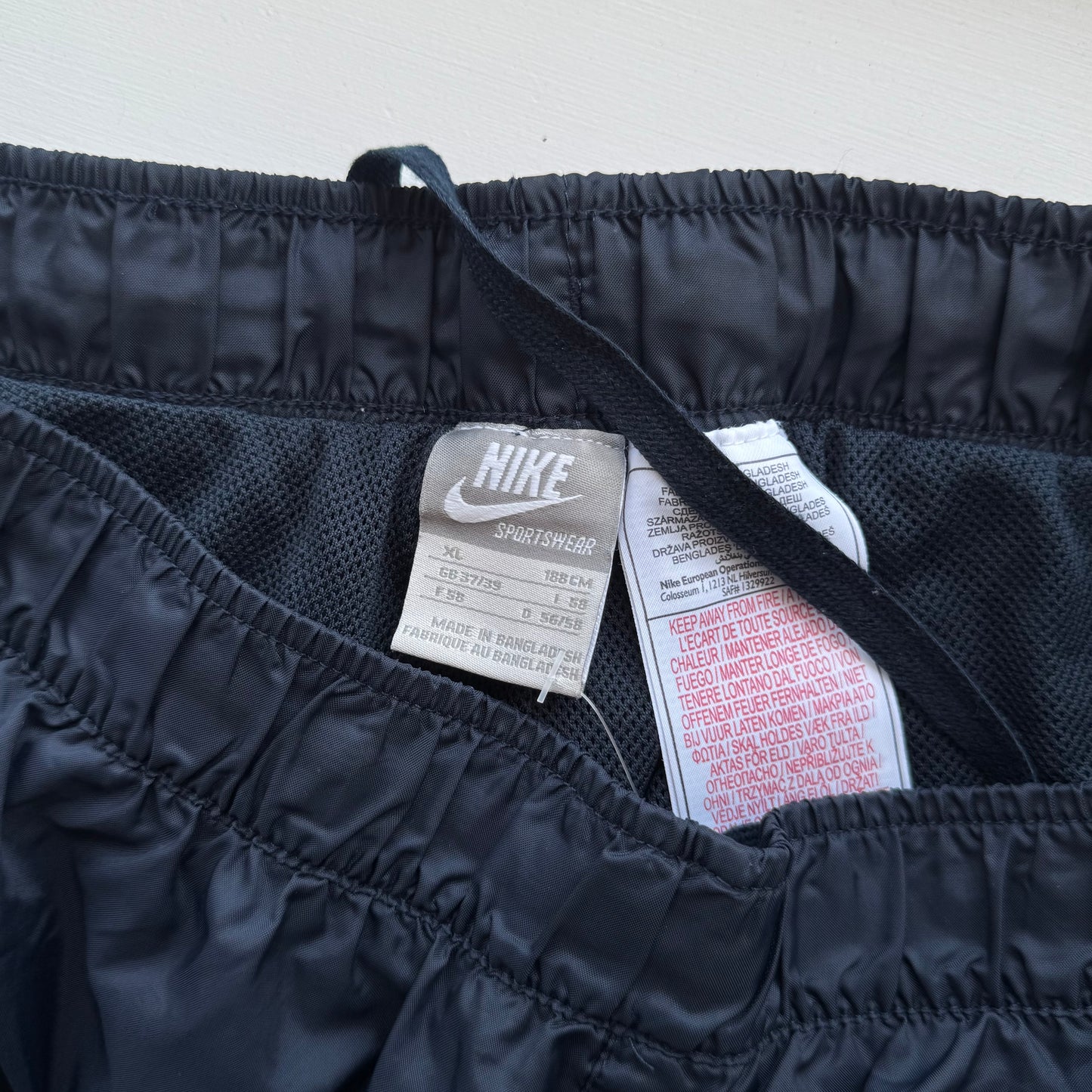 SUPER RARE 2000s Nike Trackpants Navy - (L)
