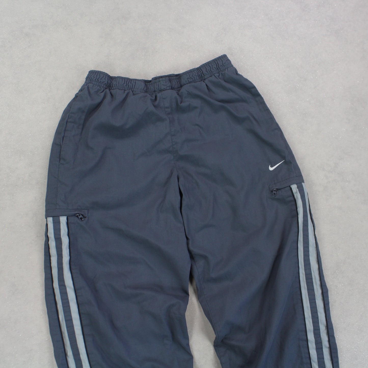 RARE 2000s Nike Trackpants Grey - (S)
