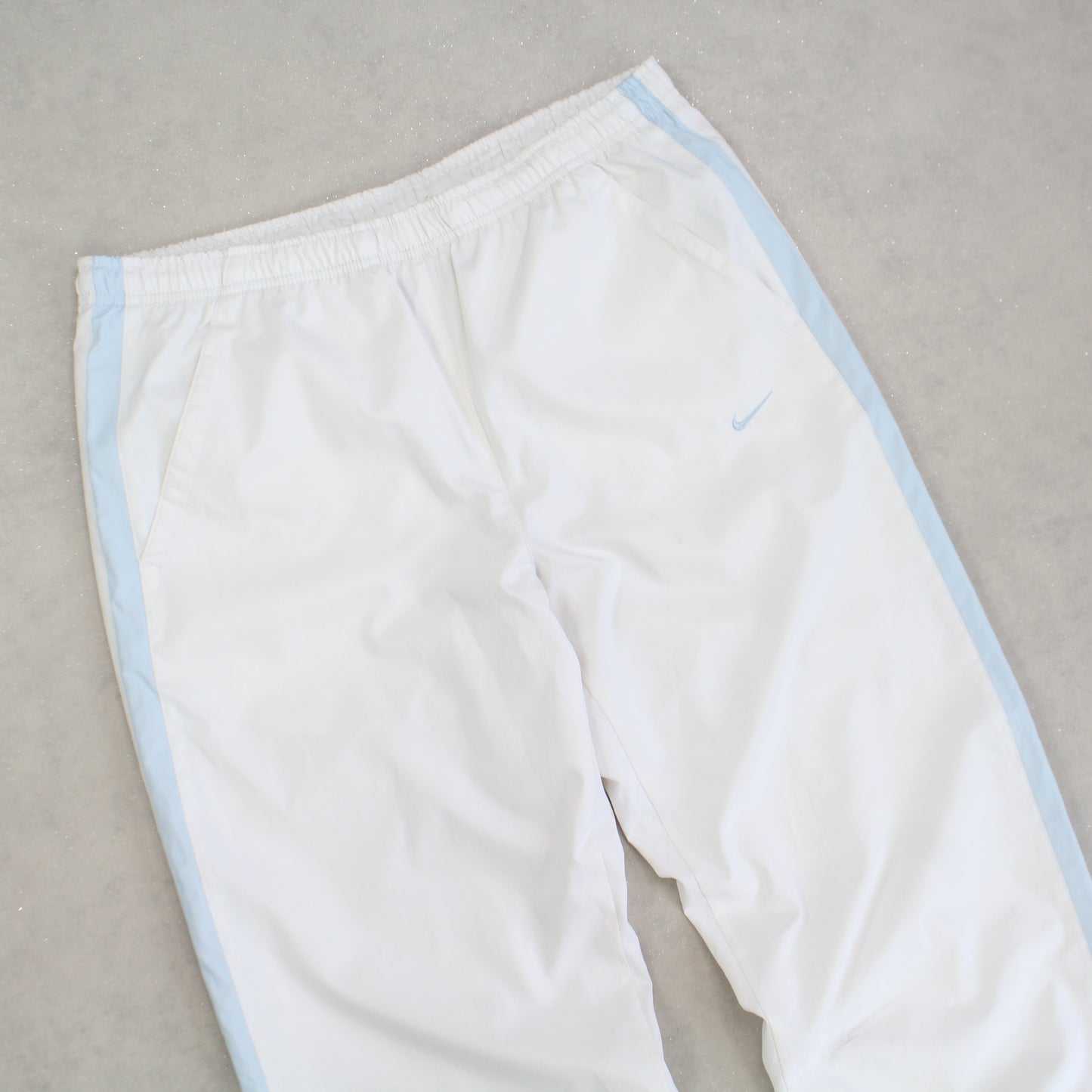 RARE 2000s Nike Trackpants White - (S)