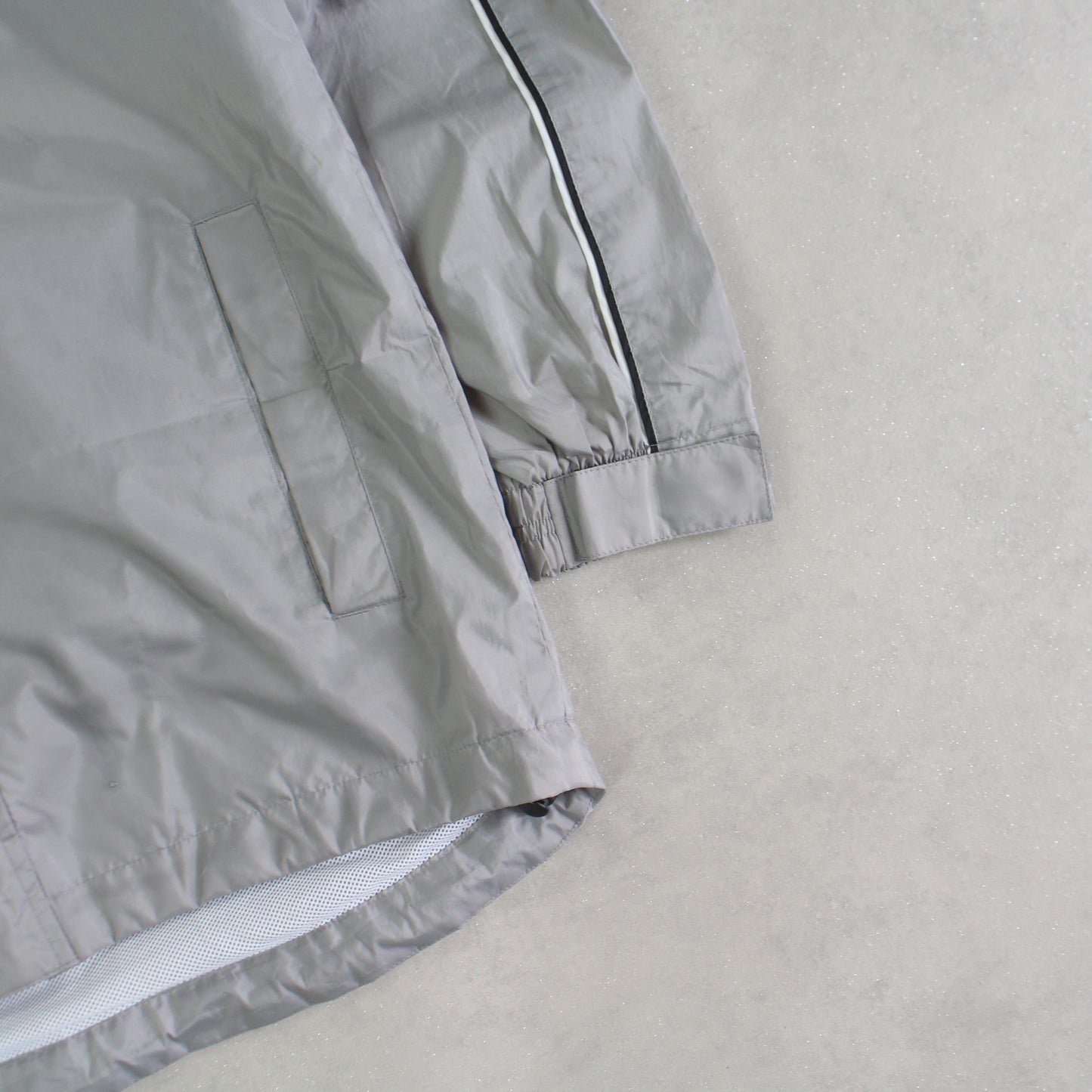RARE 00s Nike Track Jacket Grey - (M)