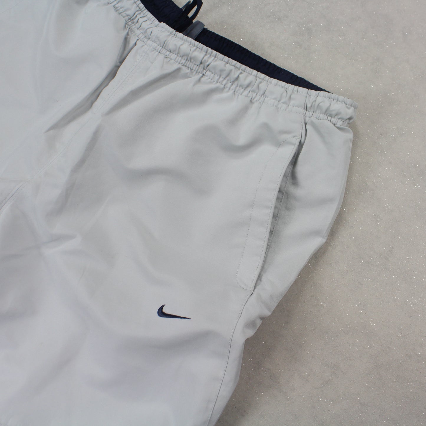 SUPER RARE 2000s Baggy Nike Trackpants Grey - (L)