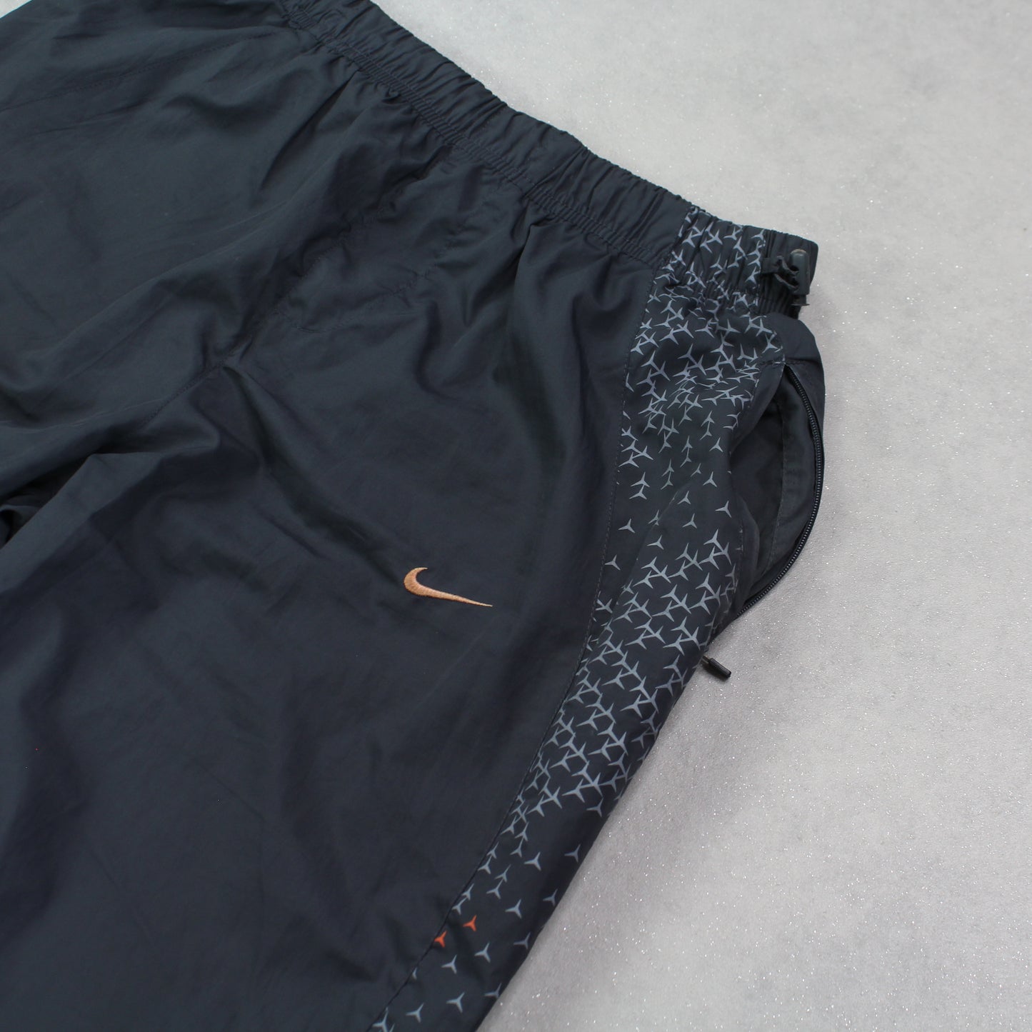 RARE 2000s Baggy Nike Air Trackpants Grey - (S)