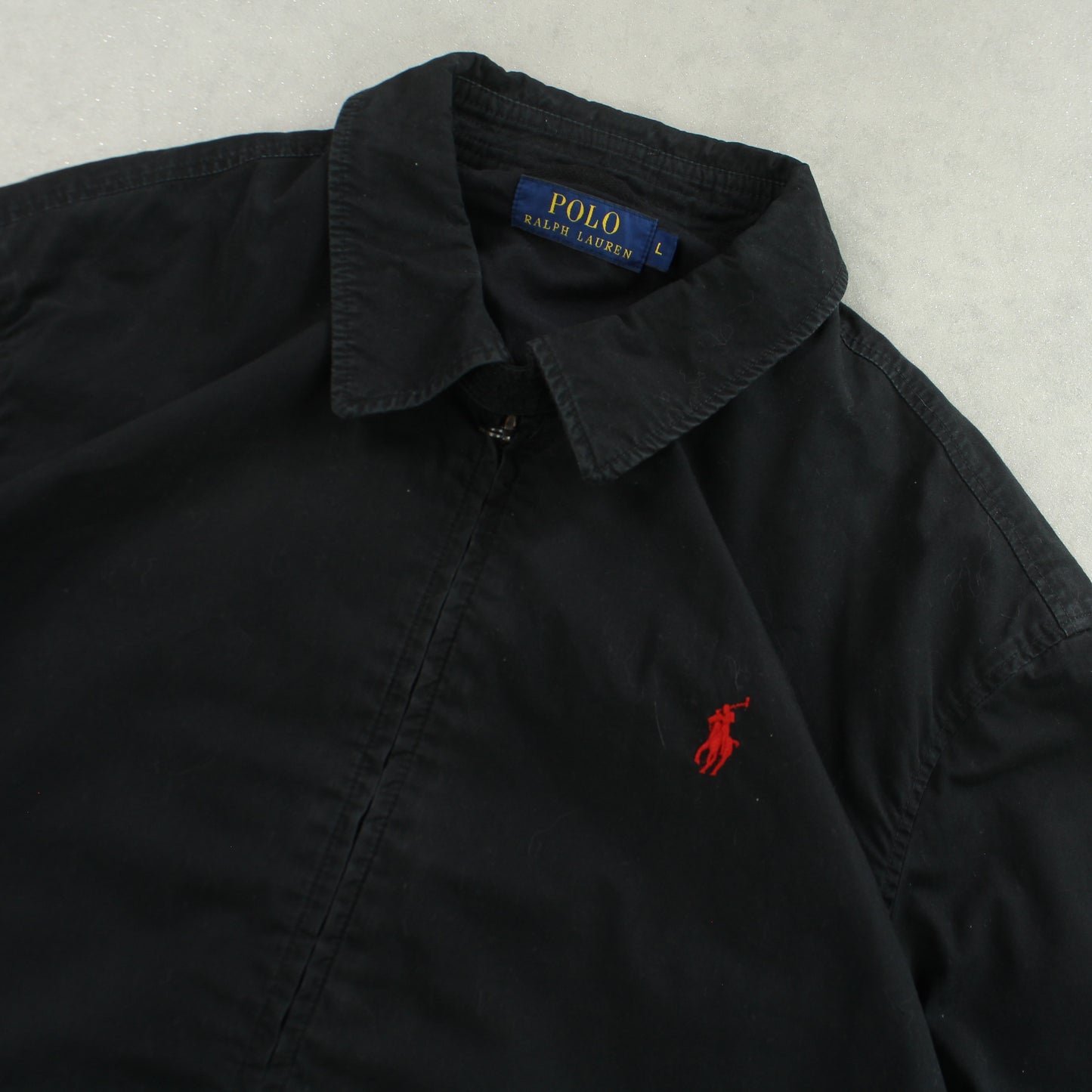 RARE 1990s Ralph Lauren Harrington Jacket Black - (L)