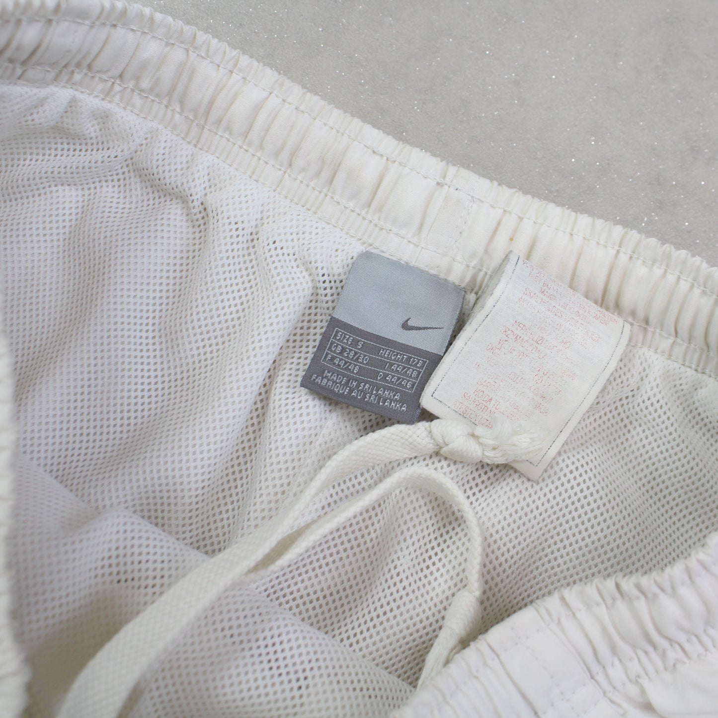 RARE 2000s Nike Trackpants White - (S)