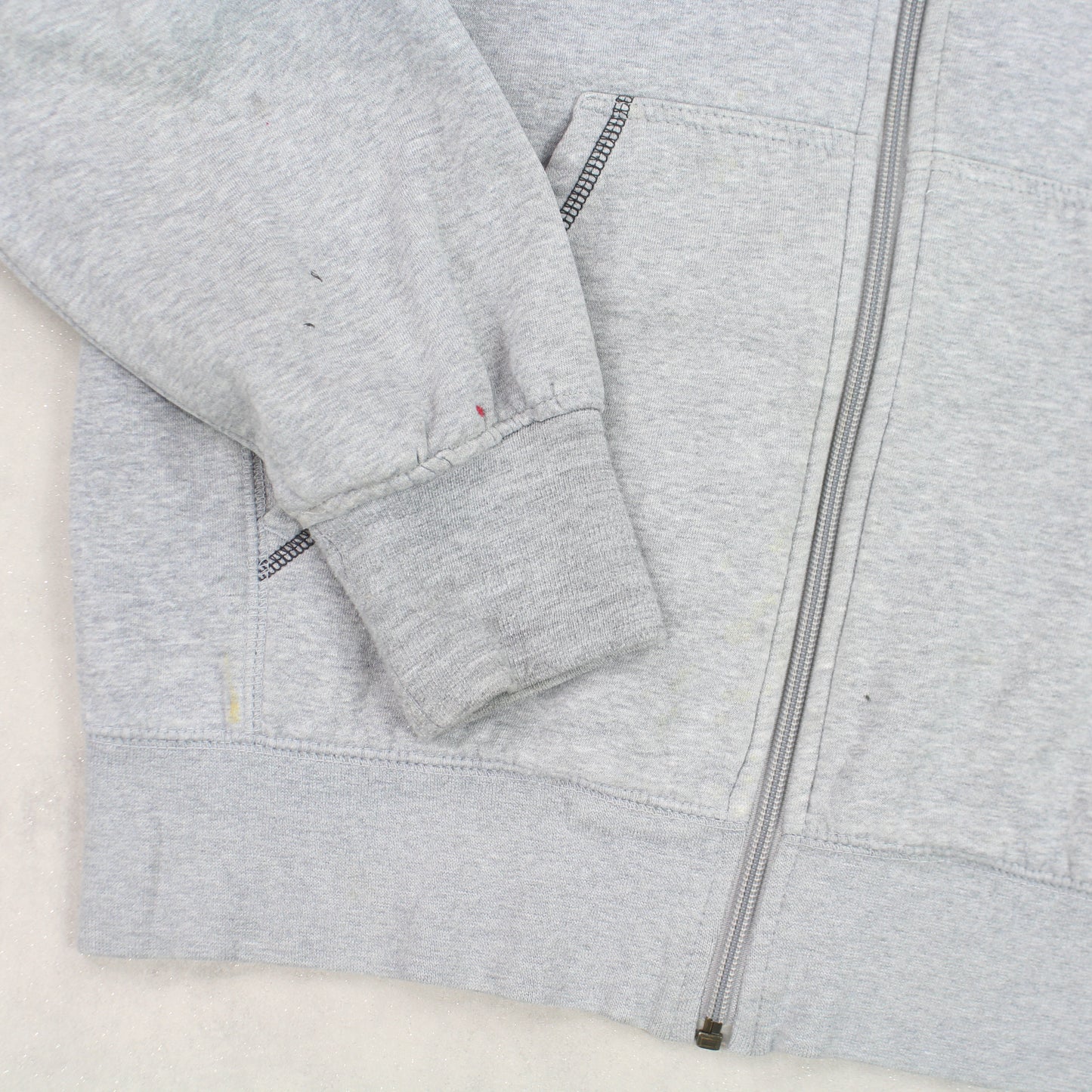 SUPER RARE 00s Nike Air Max Hoodie Grey - (S)