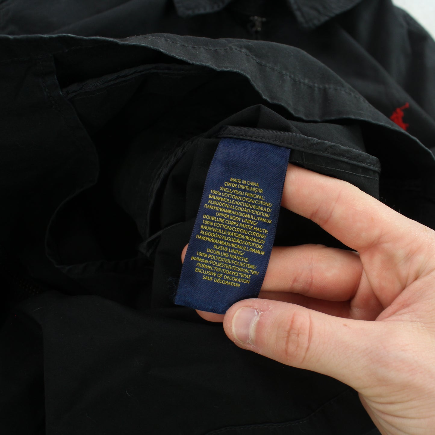 RARE 1990s Ralph Lauren Harrington Jacket Black - (L)