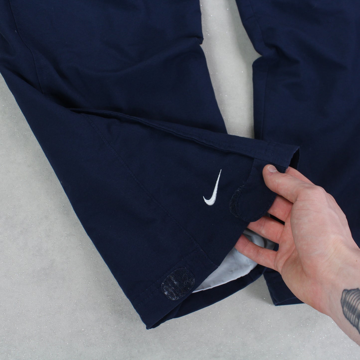 RARE 2000s Nike Trackpants Navy - (L)