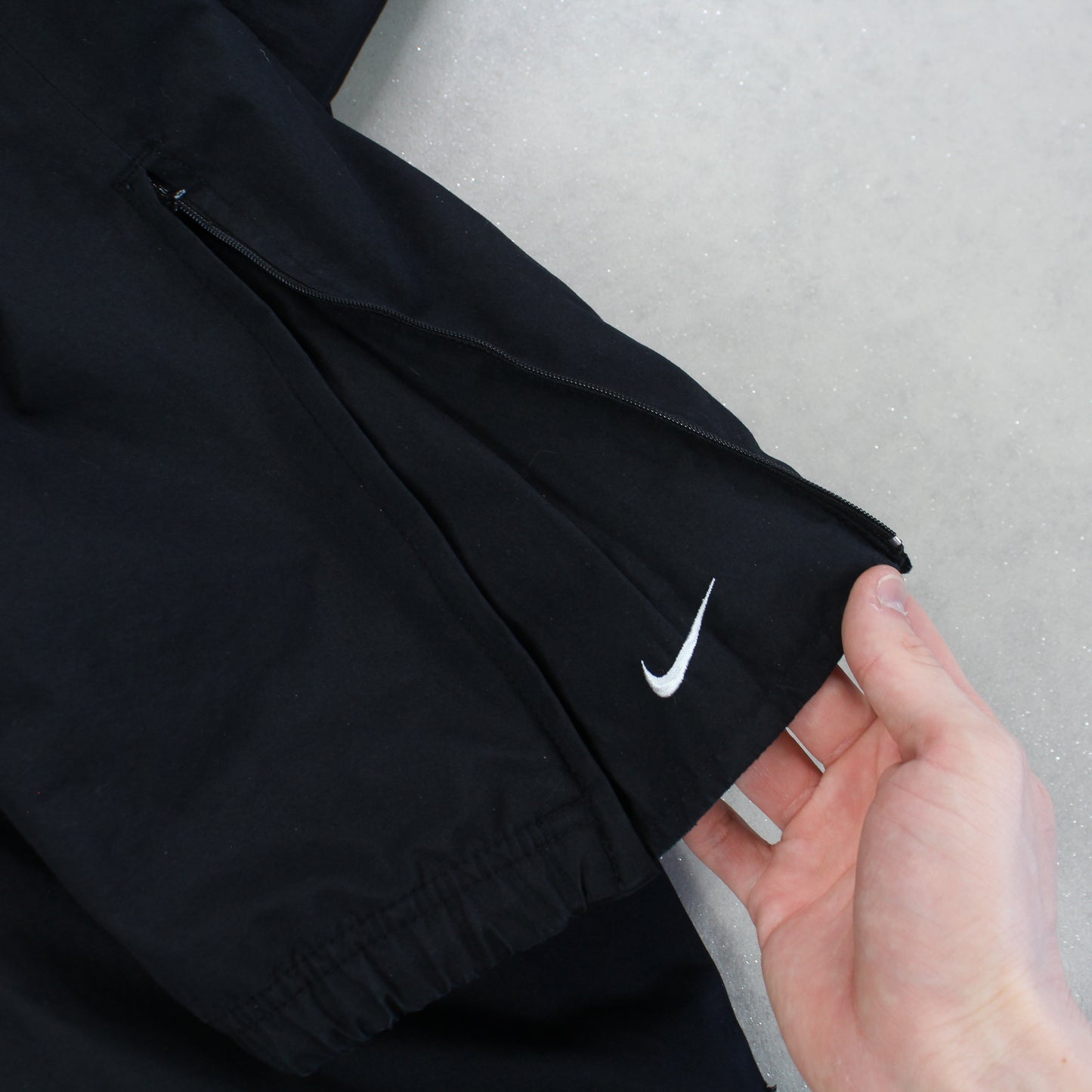 SUPER RARE 2000s Nike Trackpants Black *PREMIUM* - (M)