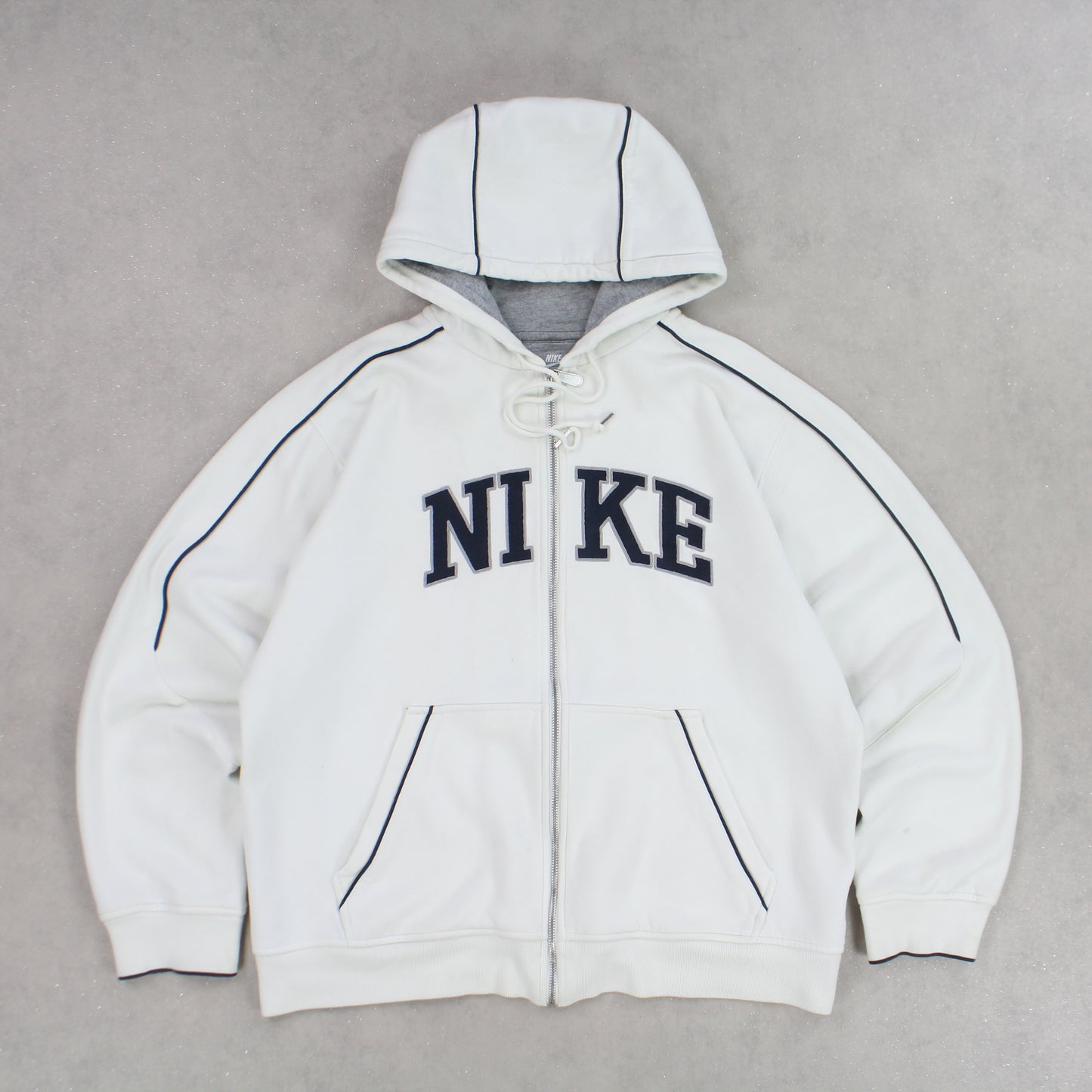 ULTRA SELTEN 2000er Nike Hoodie Weiß - (L)