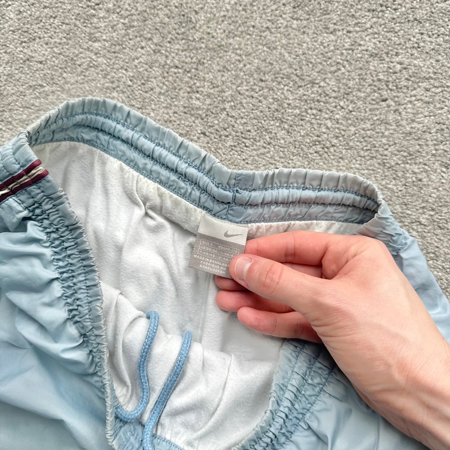 RARE 2000s Nike Trackpants Baby Blue - (S)