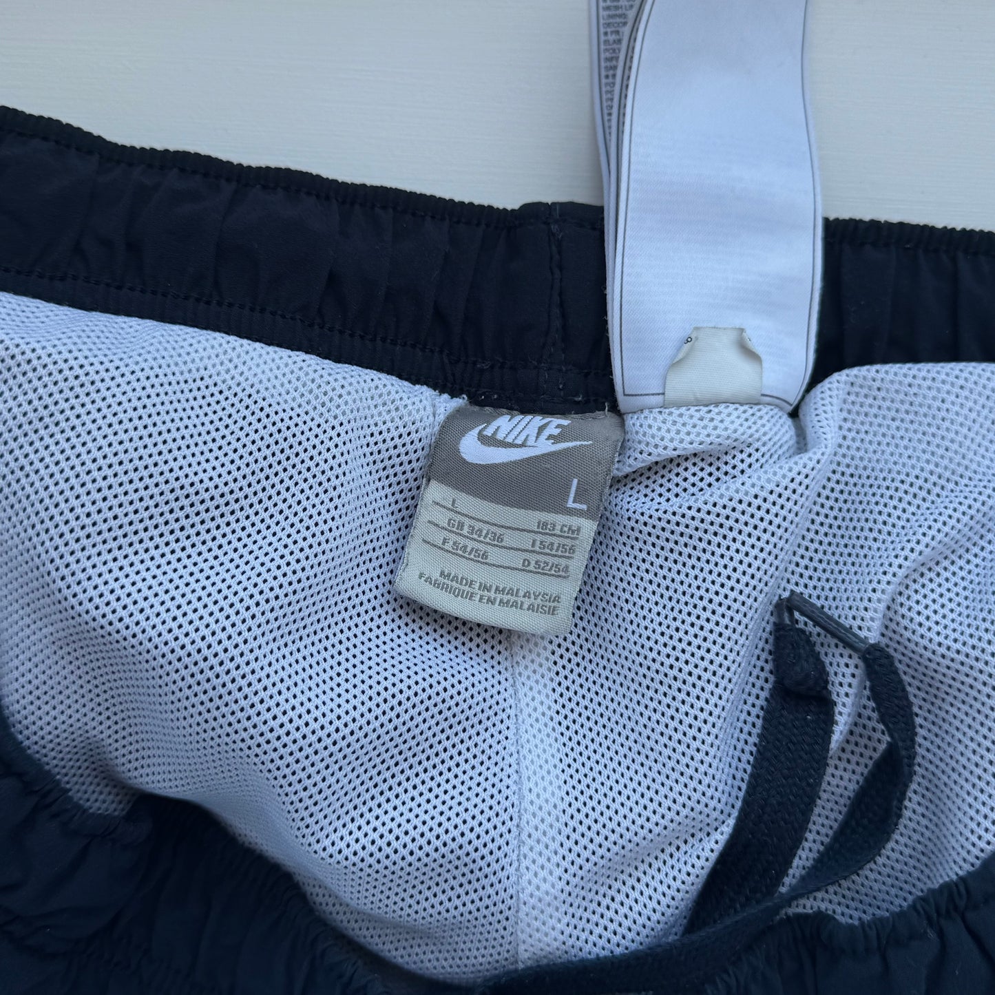 RARE 2000s Baggy Nike Trackpants Navy - (M)