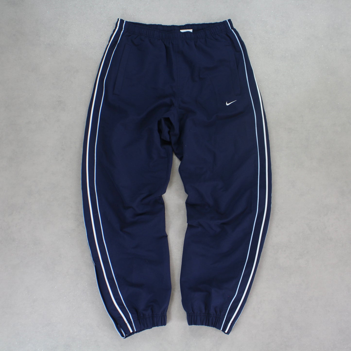 RARE 2000s Nike Trackpants Navy - (L)