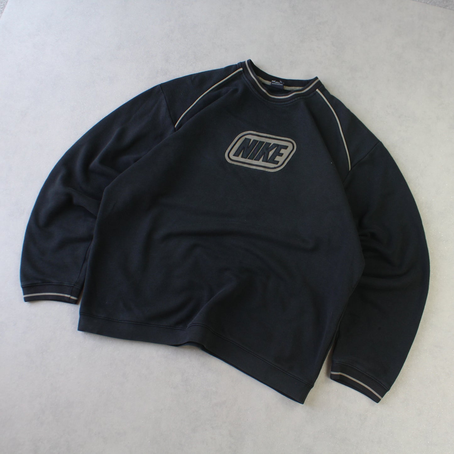 RARE 2000s Nike Sweatshirt Black - (XL)