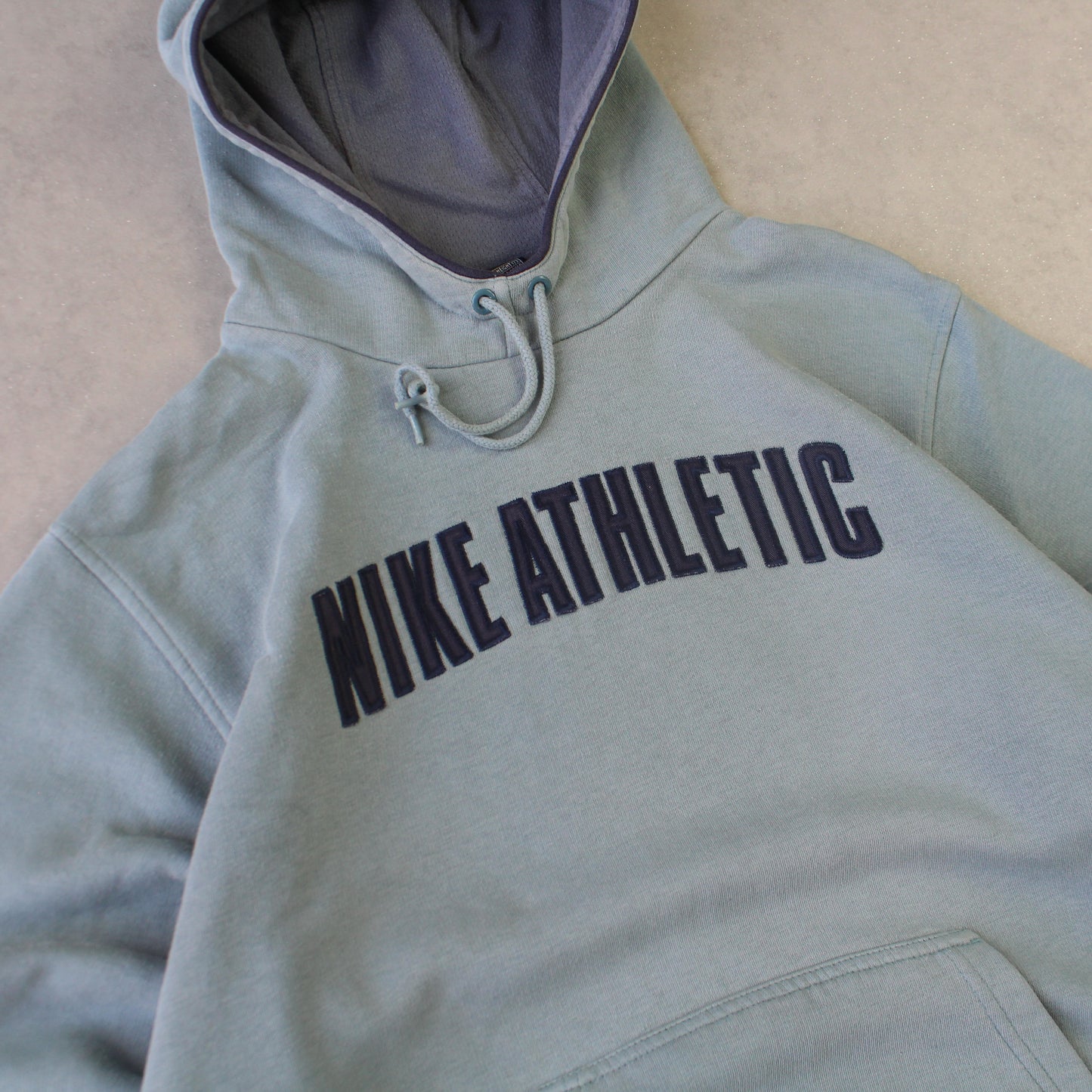 RARE 1990s Nike Hoodie Blue - (S)