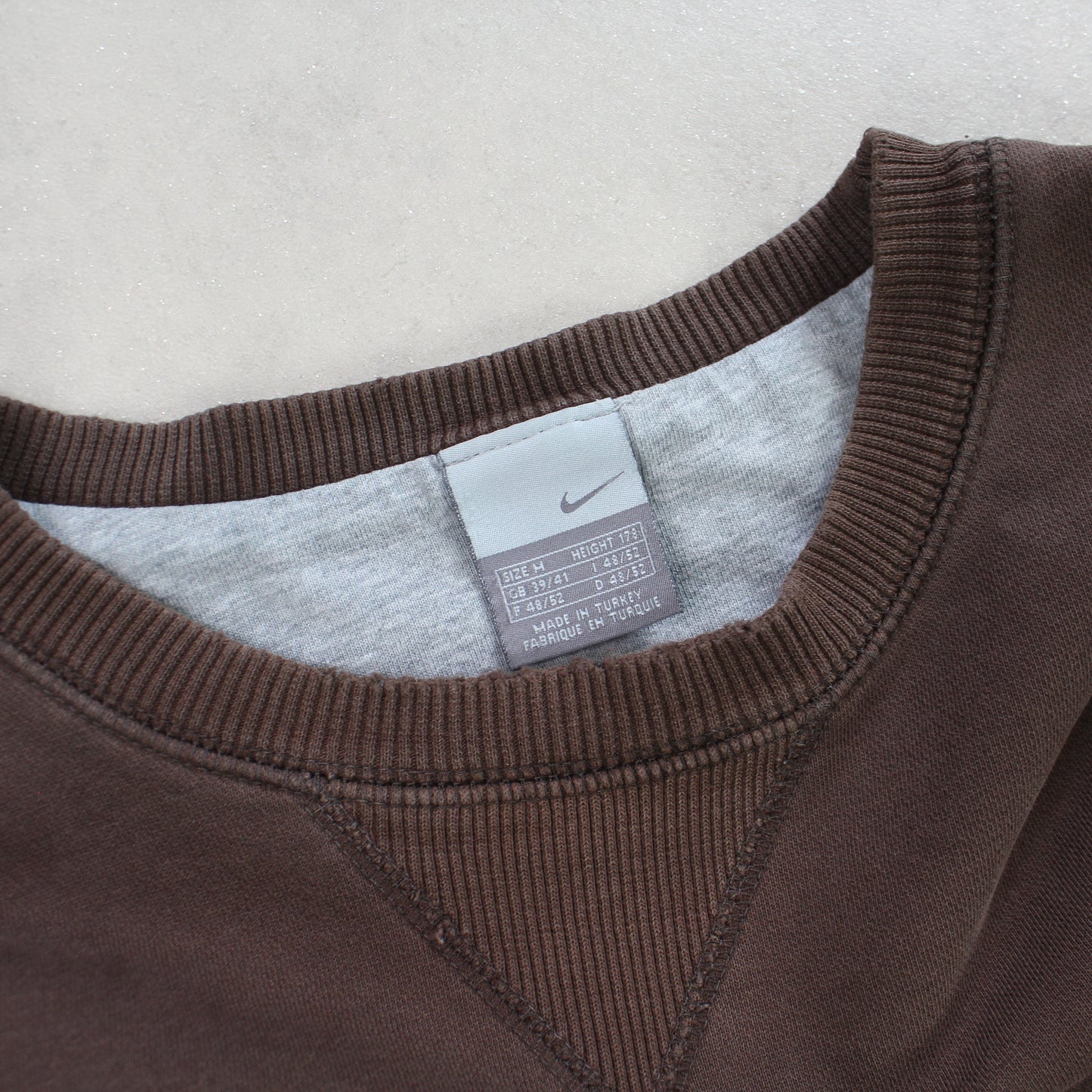 SUPER RARE 2000s Nike Sweatshirt Brown - (M)