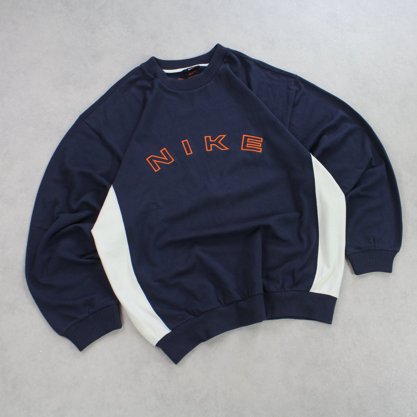 SELTENES Nike-Sweatshirt aus den 1990ern, Marineblau – (L)