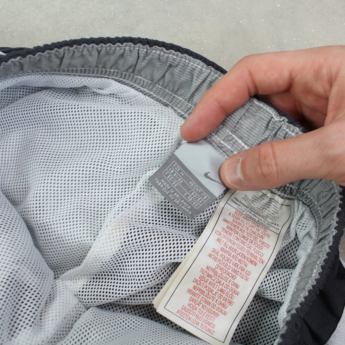 RARE 00s Nike Trackpants Grey - (M)