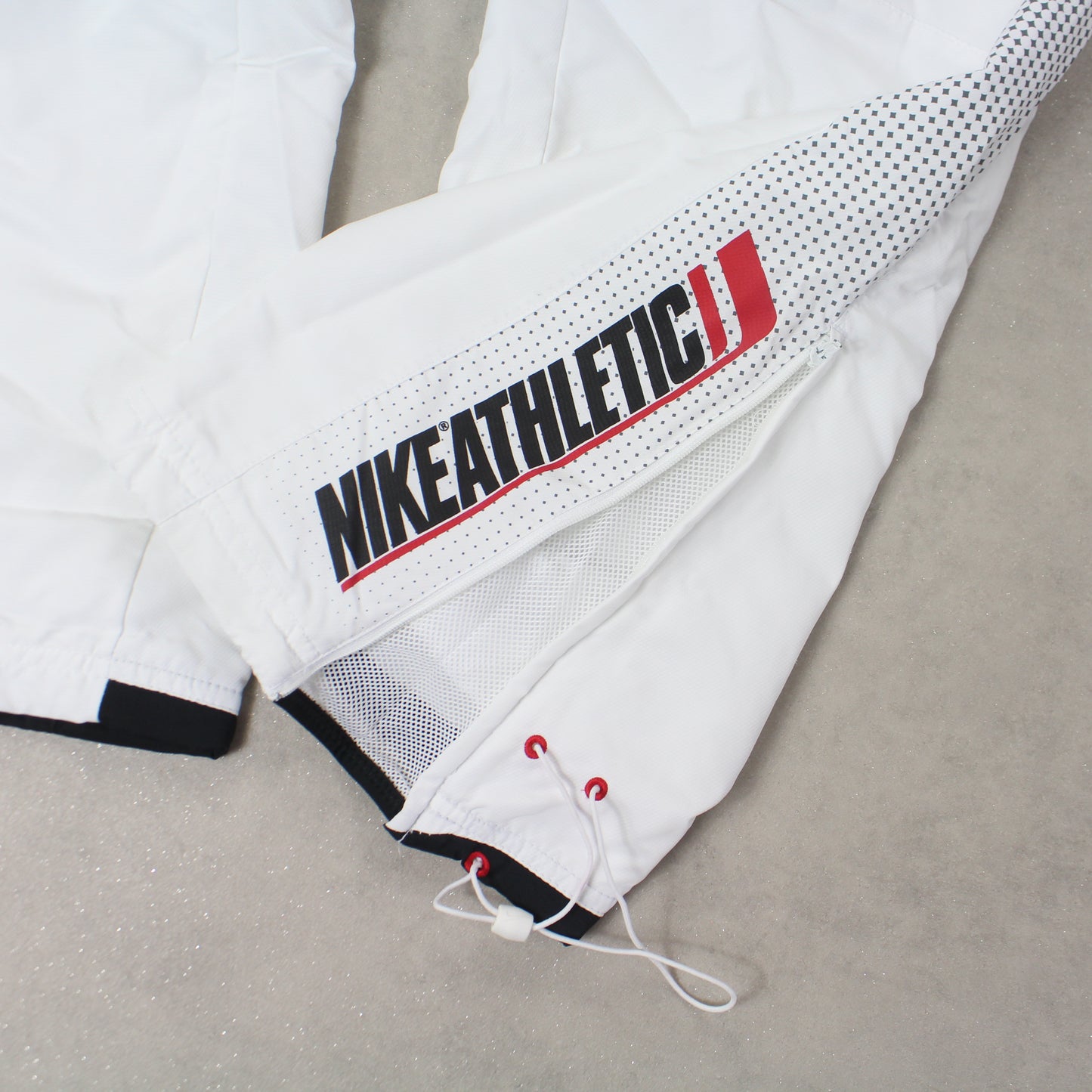 SUPER RARE 2000s Baggy Nike Trackpants White - (L)