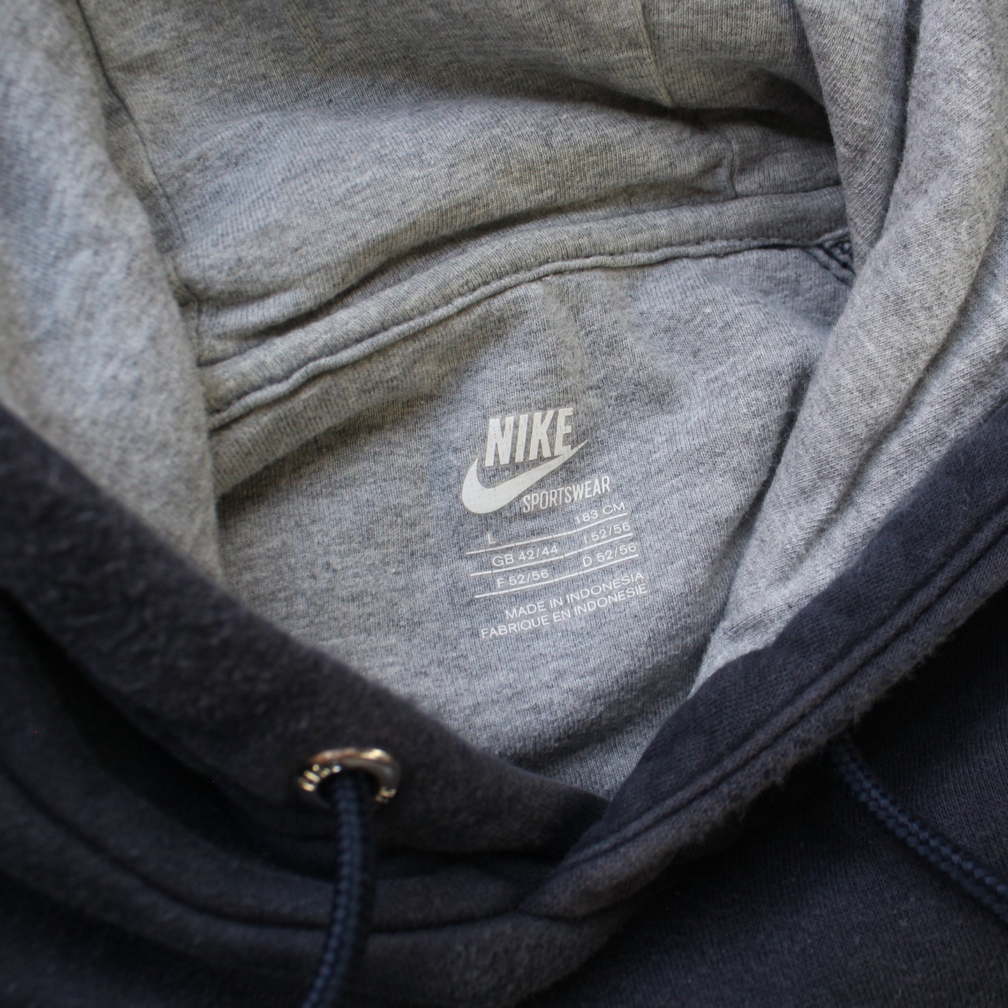 RARE 2000s Nike Hoodie Navy - (L)