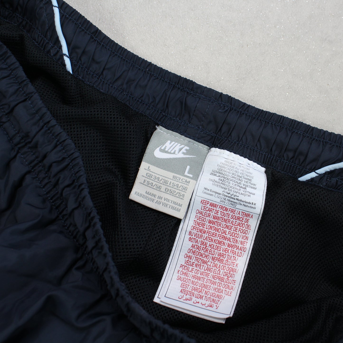 SUPER RARE 2000s Nike Trackpants Navy - (L)