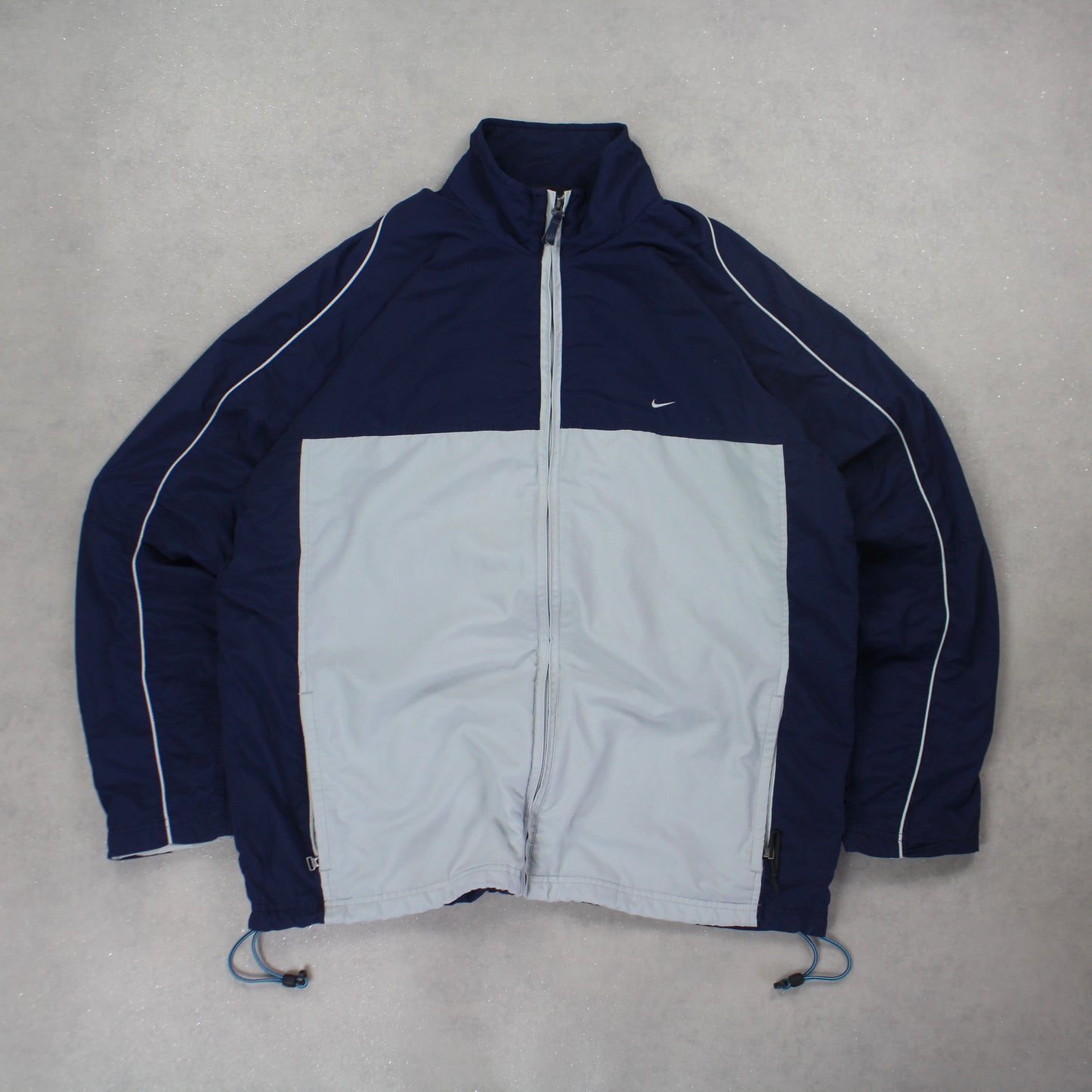 RARE 2000s Nike Track Jacket Navy - (L)