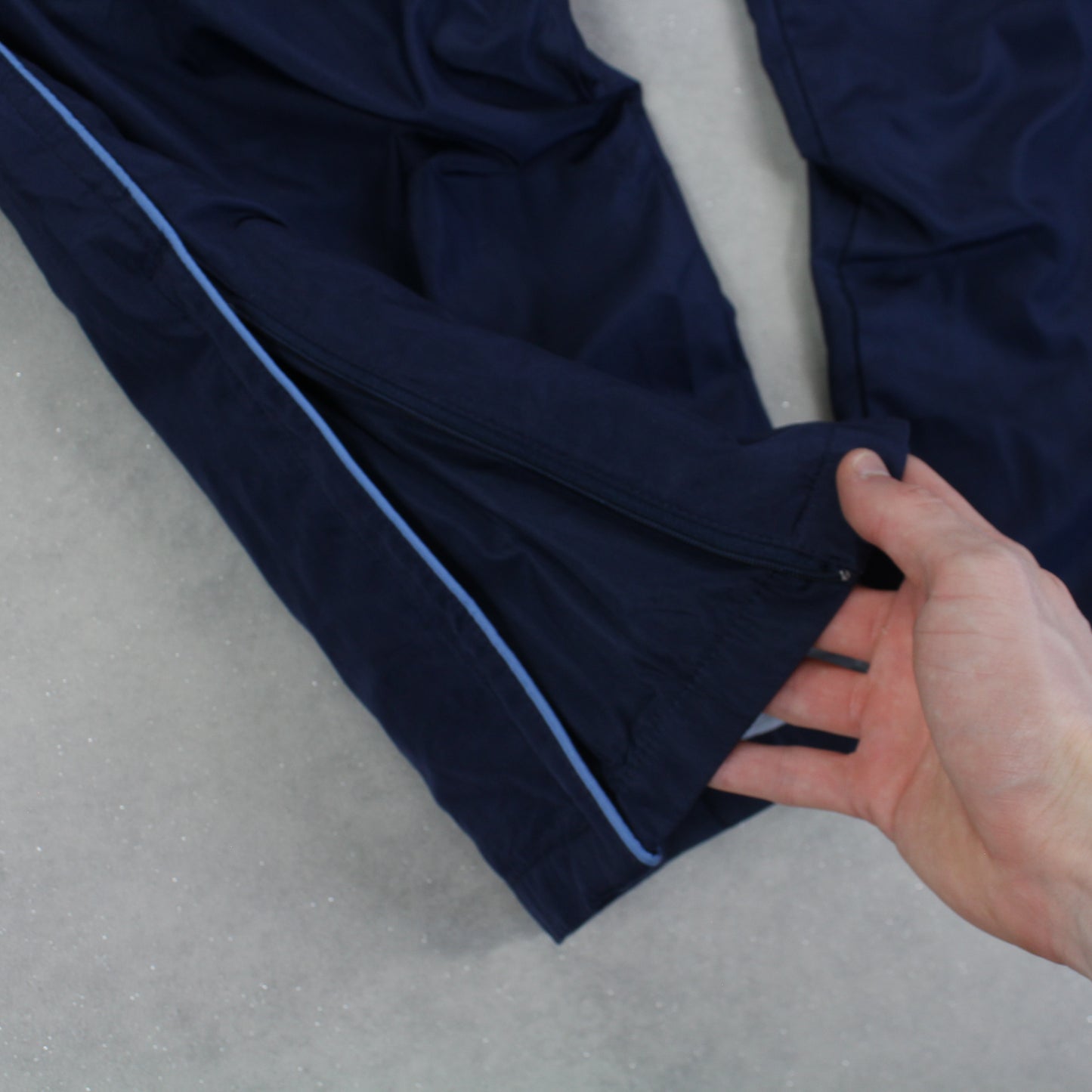 RARE 2000s Nike Trackpants Navy - (L)