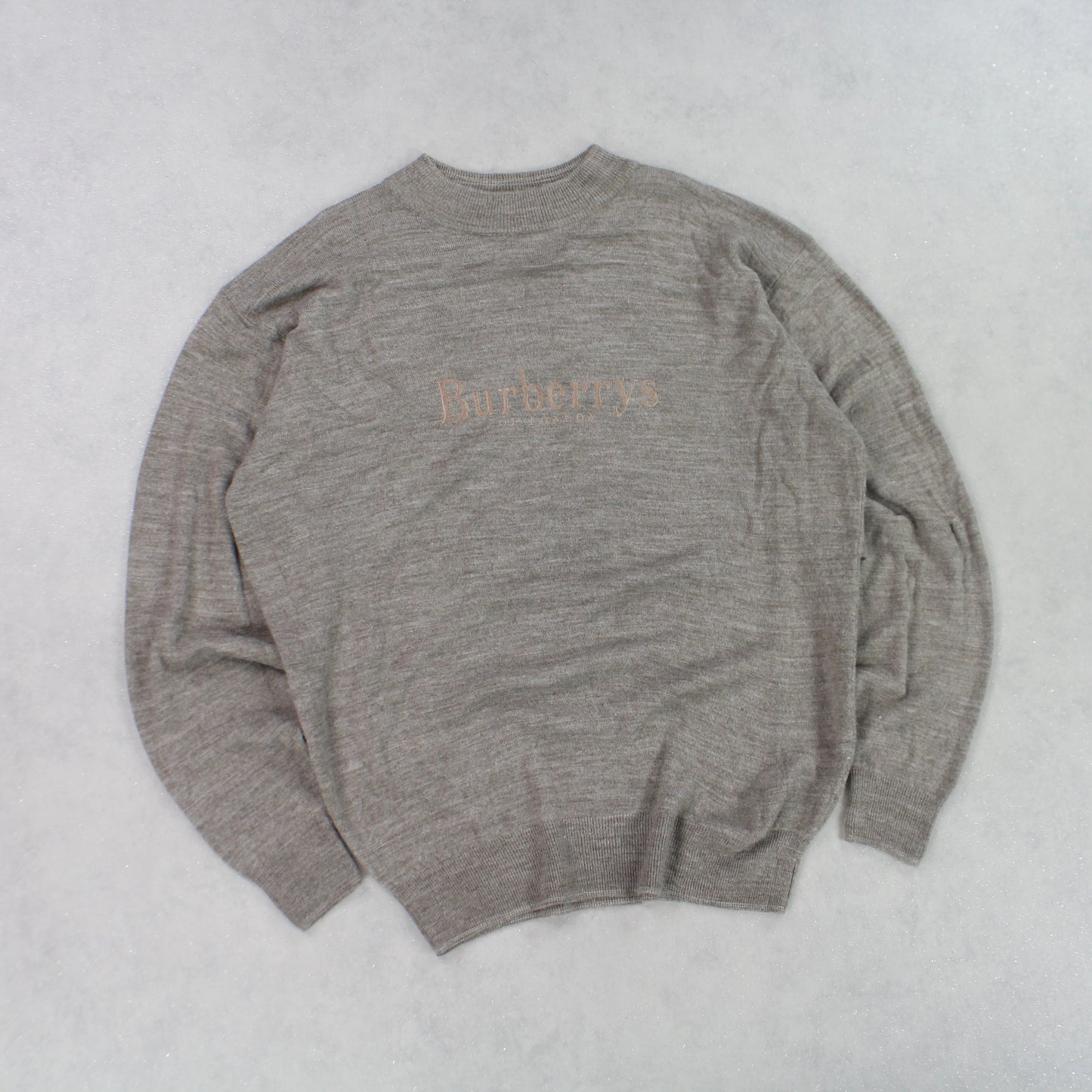 RARE 1990s Burberry Jumper Brown - (S)