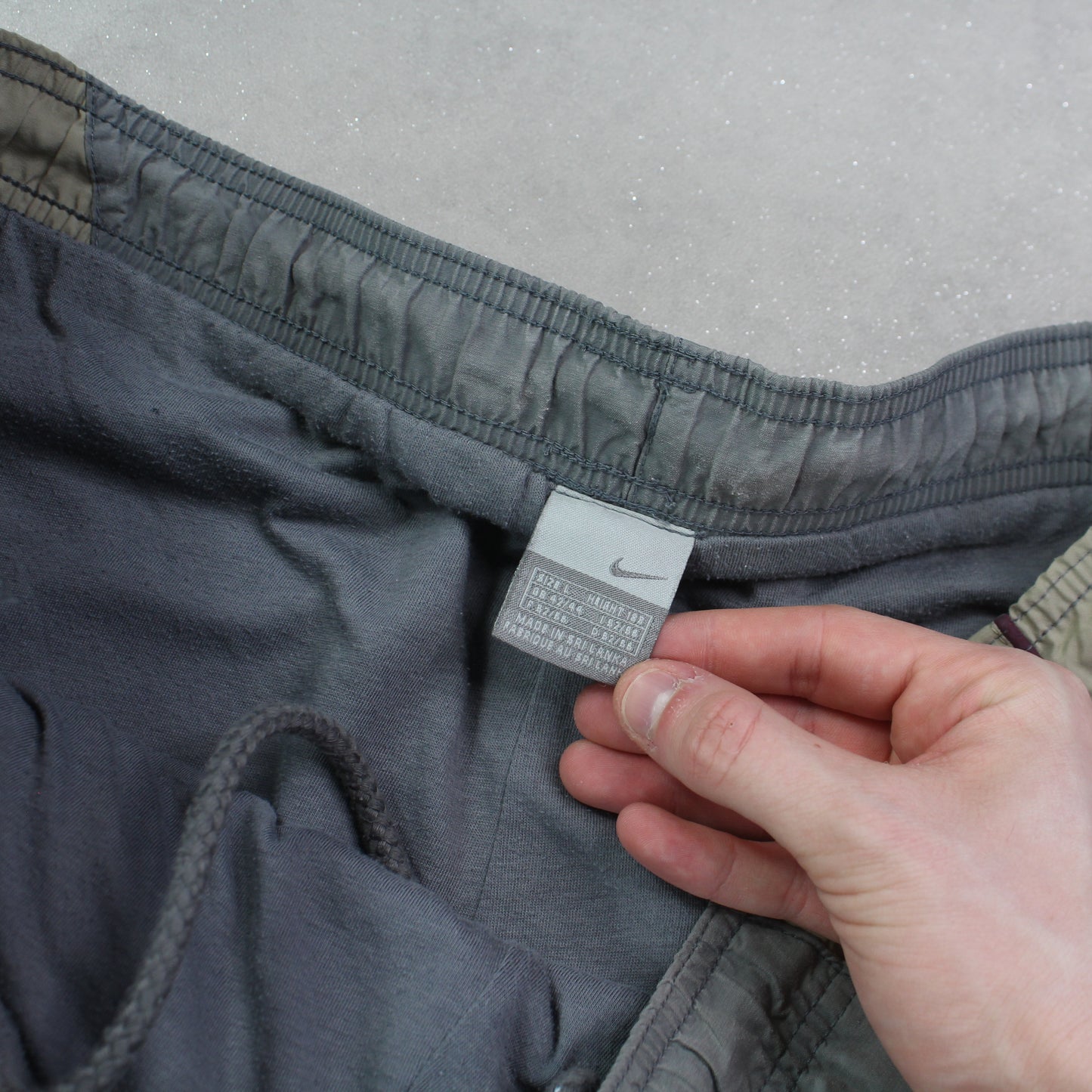 RARE 2000s Nike Trackpants Grey - (XL)