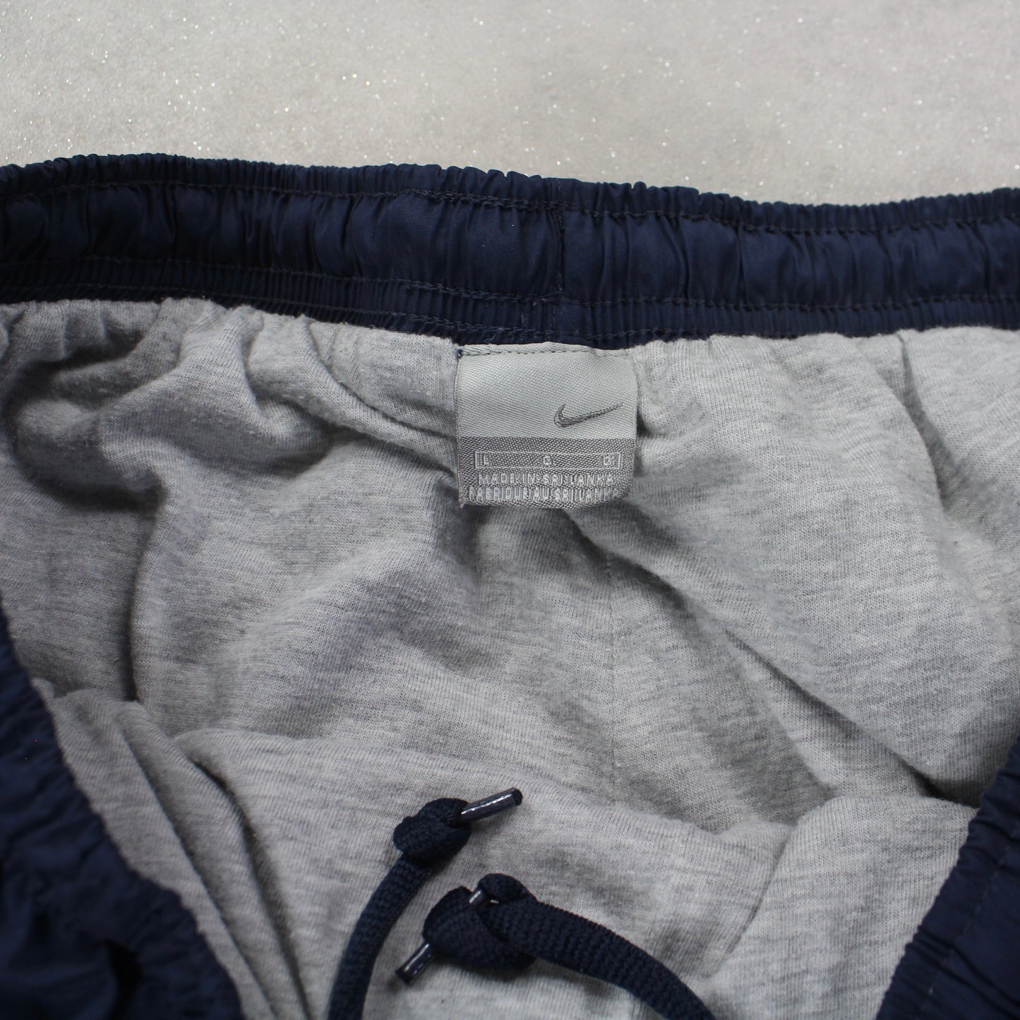 RARE 2000s Nike Trackpants Navy - (L)