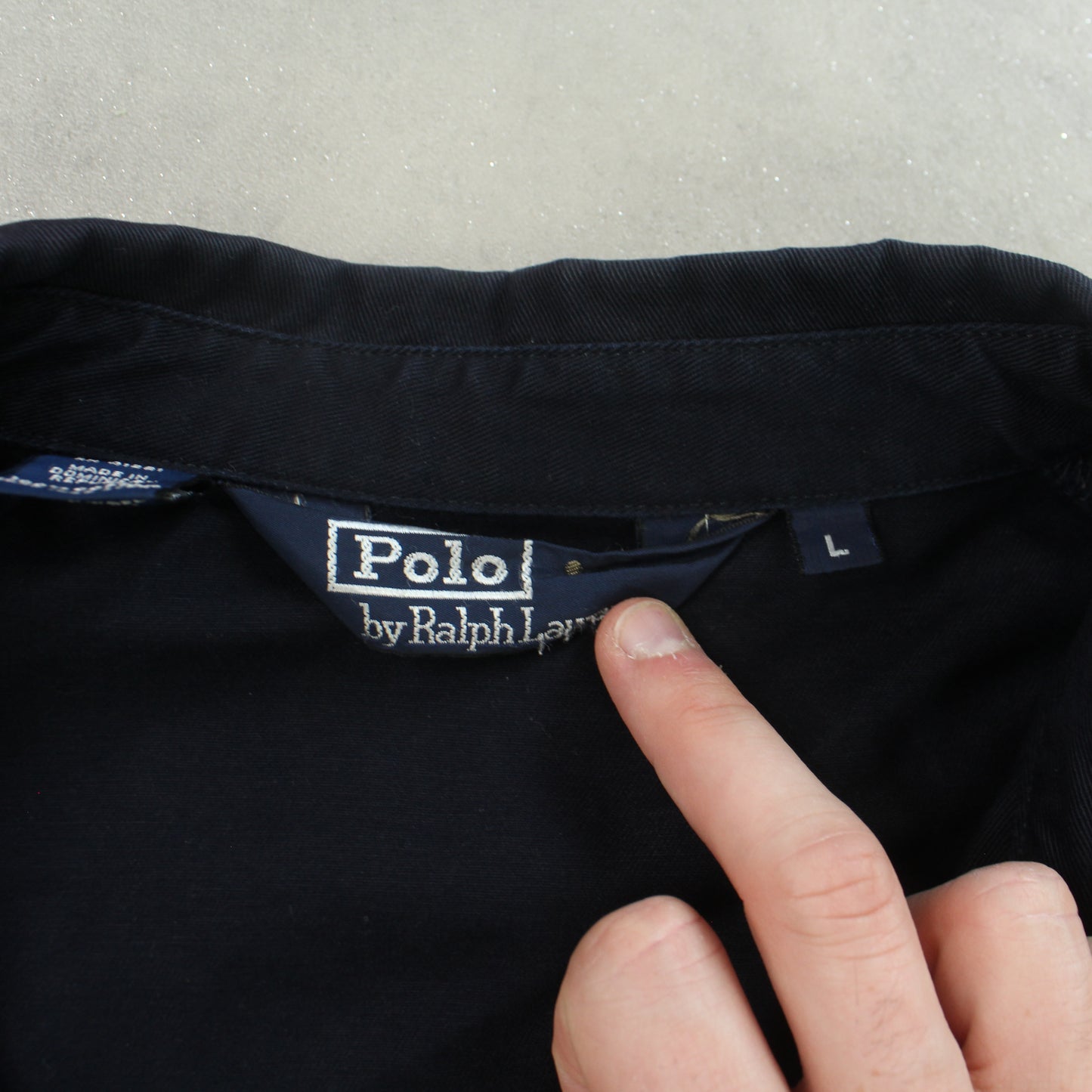 RARE 1990s Ralph Lauren Harrington Jacket Navy - (L)