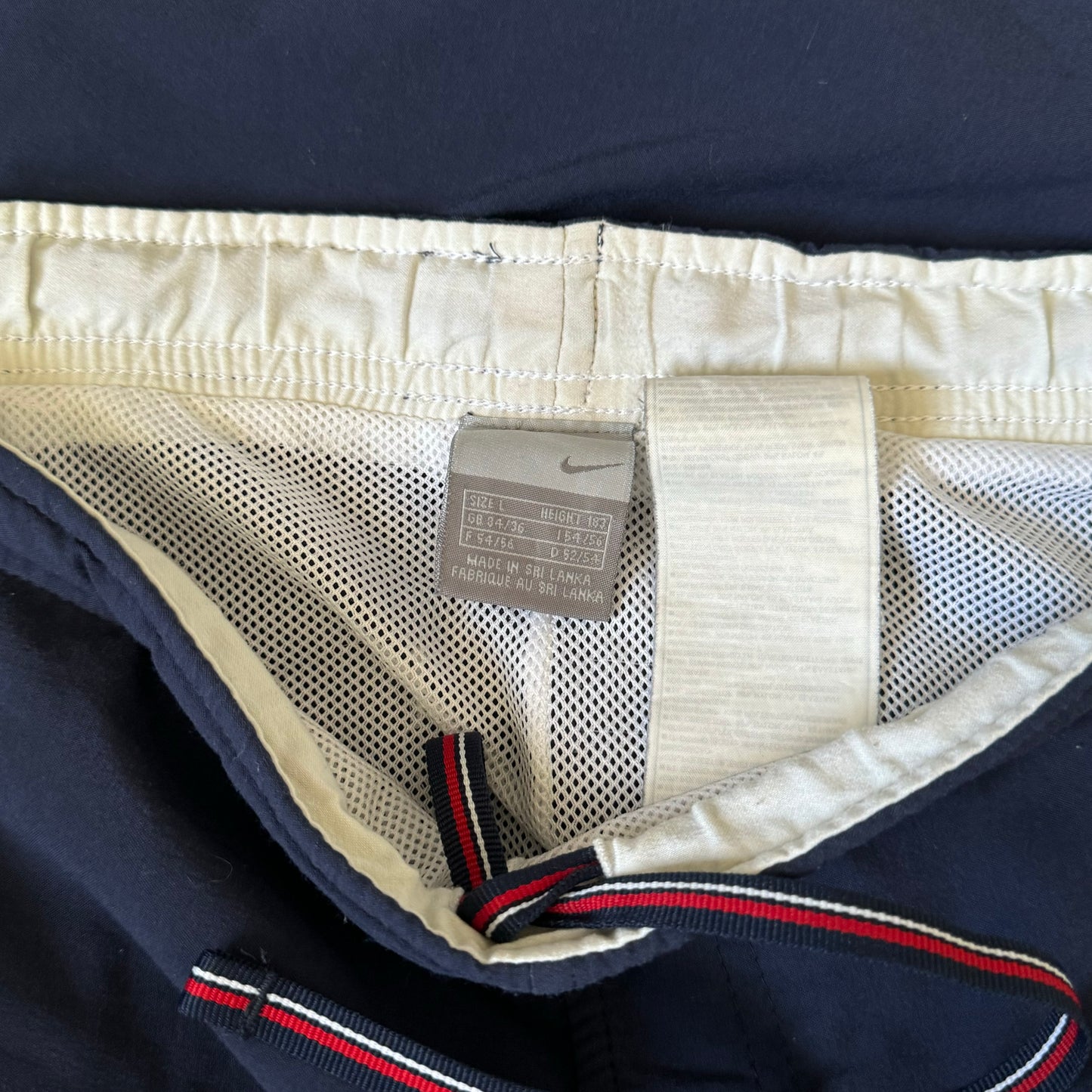 RARE 2000s Baggy Nike Trackpants Navy - (L)