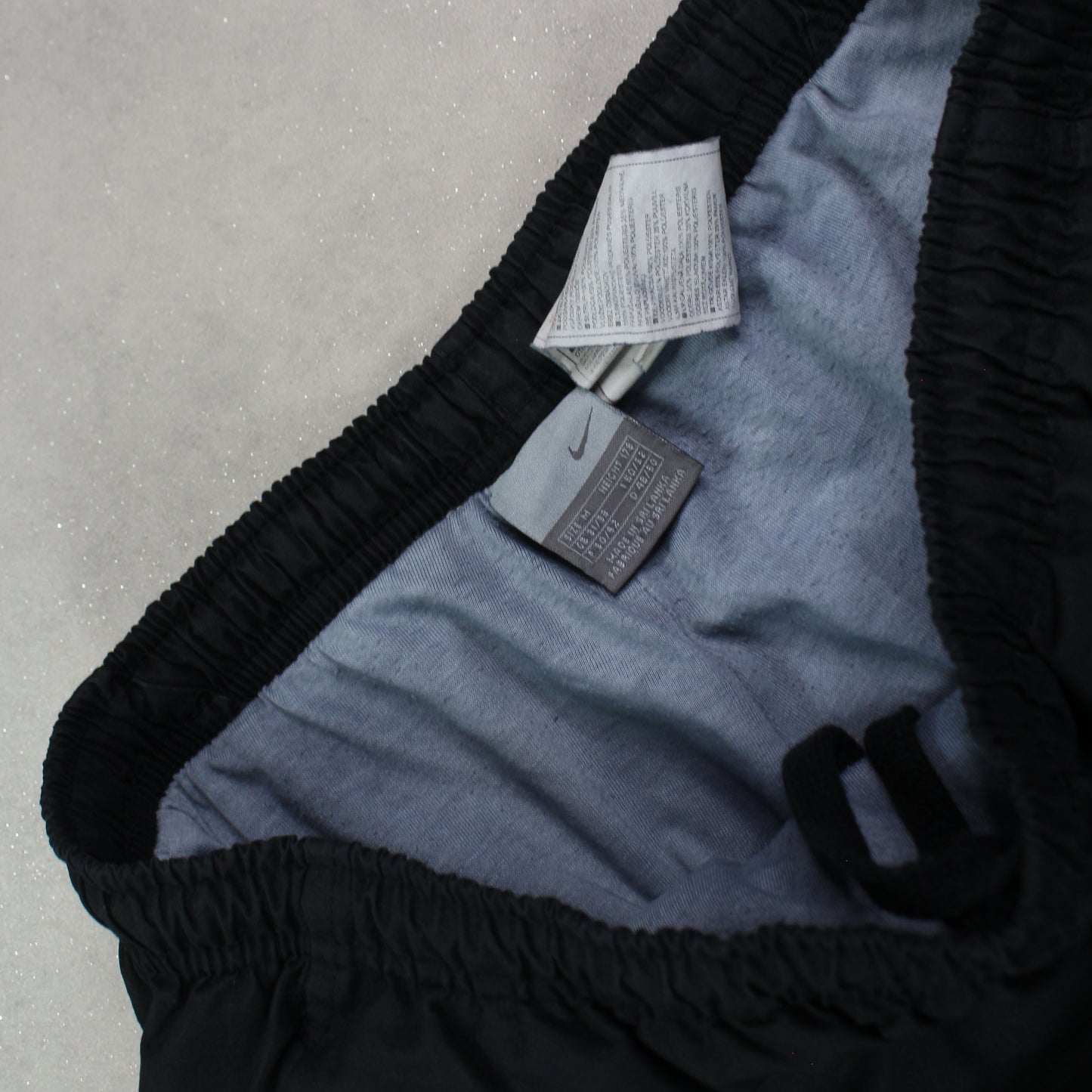 RARE 2000s Baggy Nike Trackpants Black - (S)