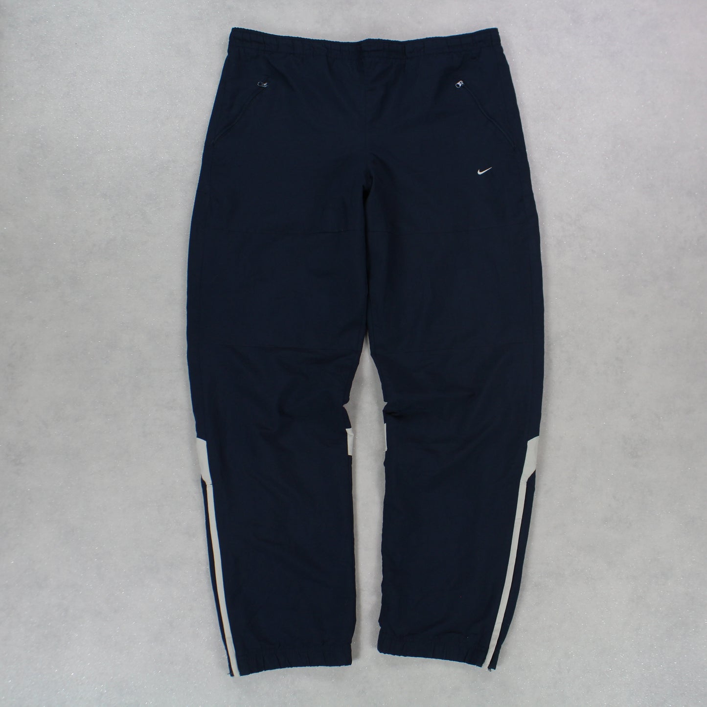RARE 2000s Nike Trackpants Navy - (L)