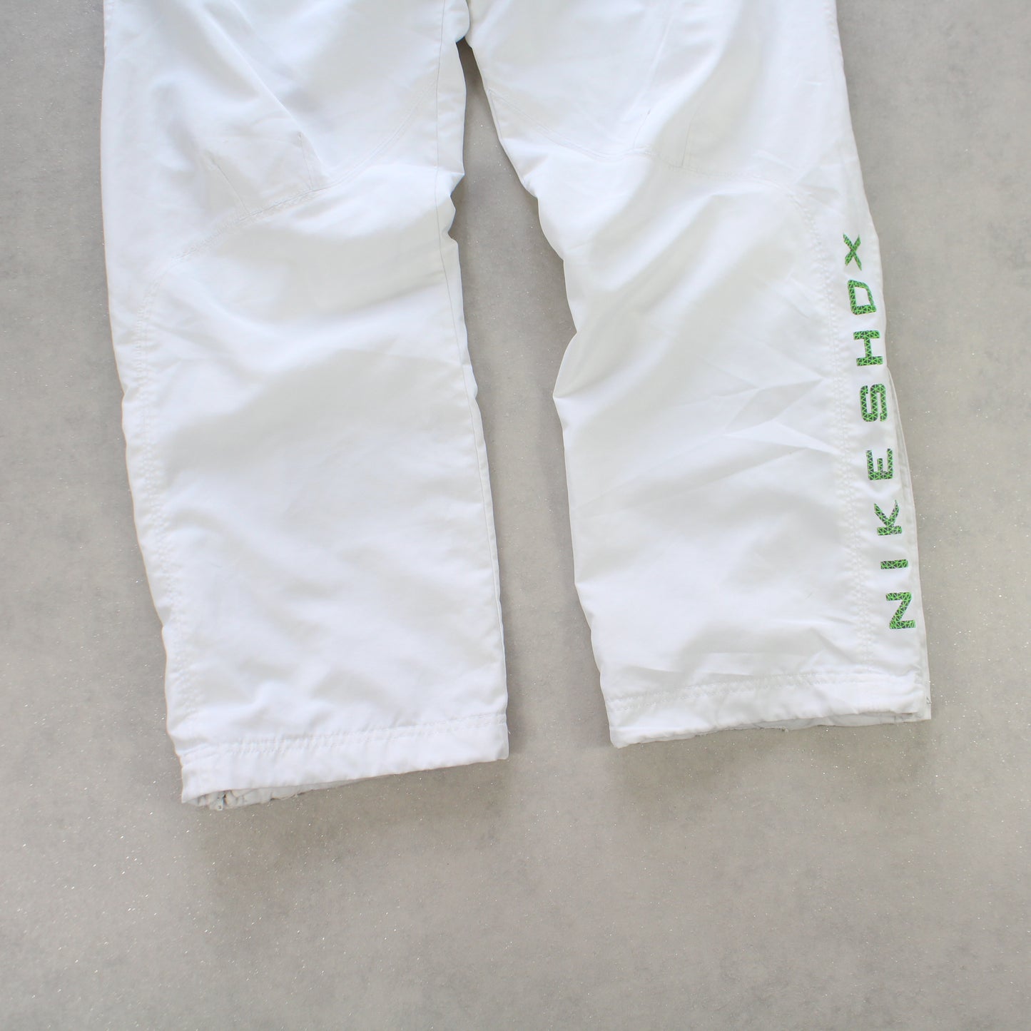 SUPER RARE 2000s Baggy Nike Shox Trackpants White - (L)