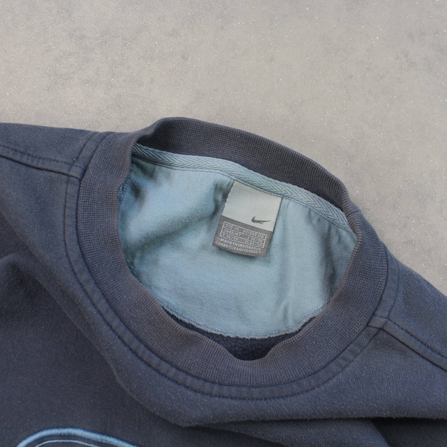 SELTENES Nike-Sweatshirt aus den 2000ern, Blau – (XL)