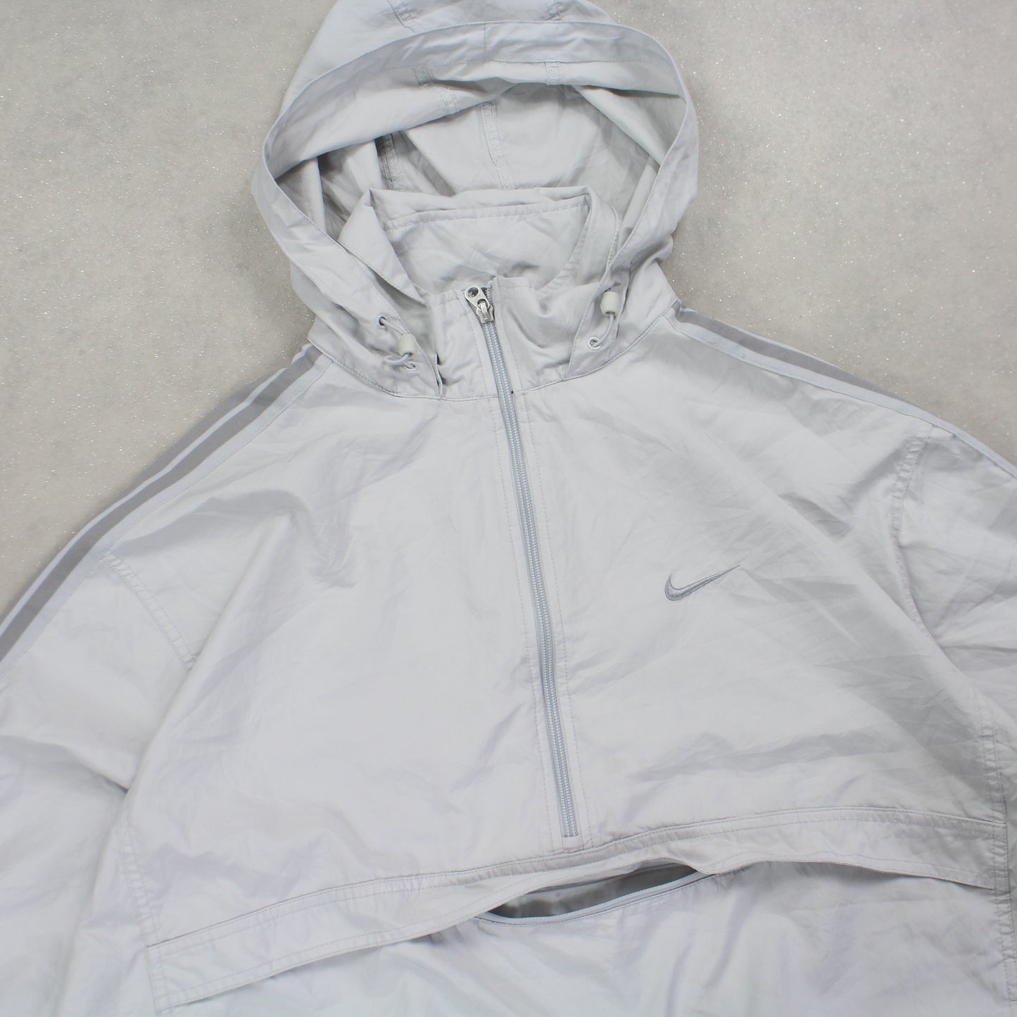 RARE 2000s Nike Pullover Jacket Grey - (L)
