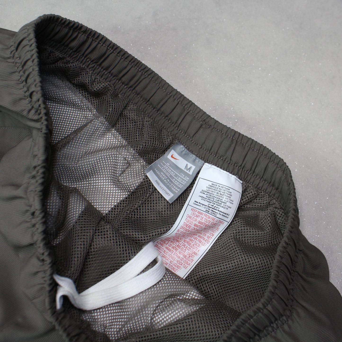 RARE 2000s Baggy Nike Trackpants Light Brown - (M)